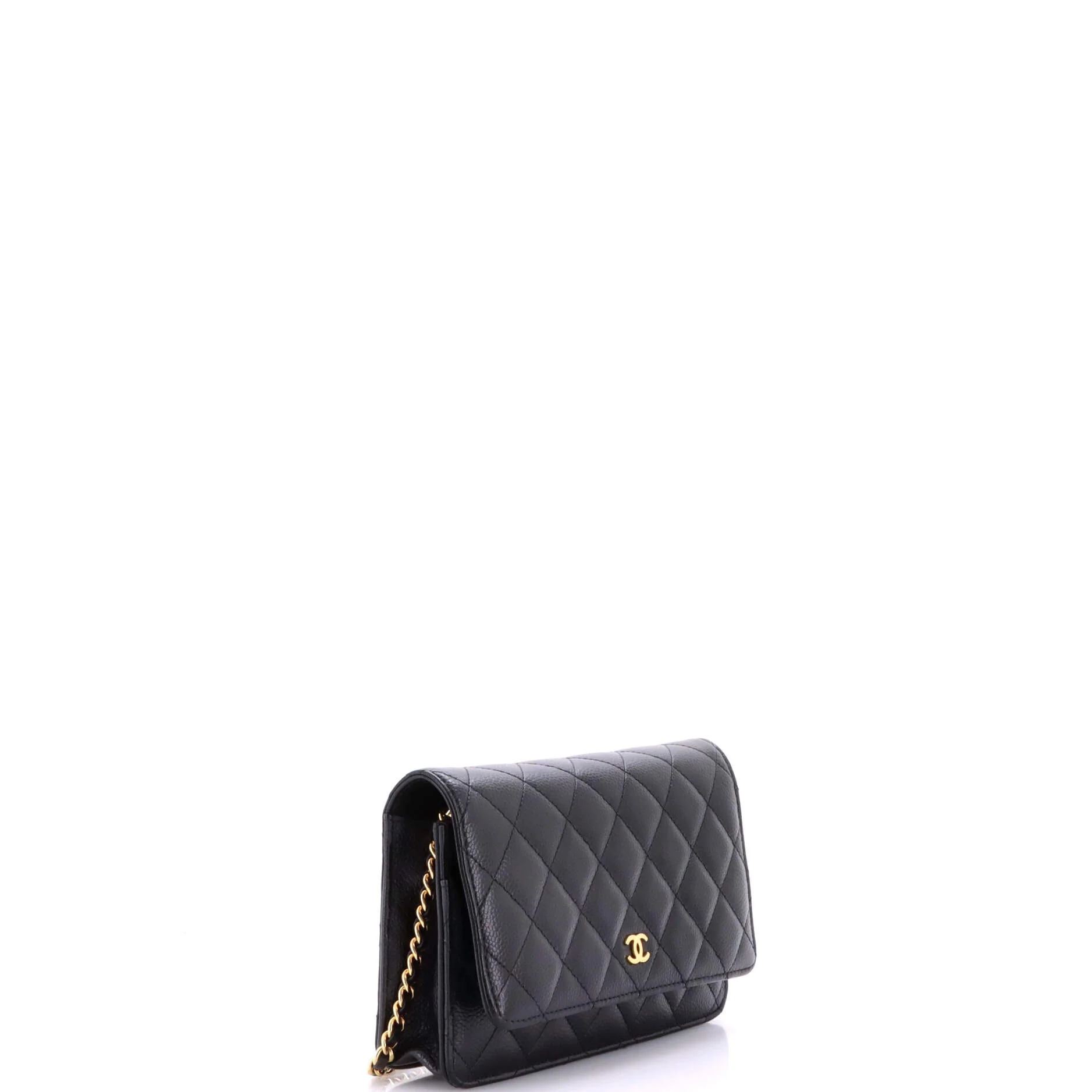 Wallet on Chain Quilted Caviar - Image 2
