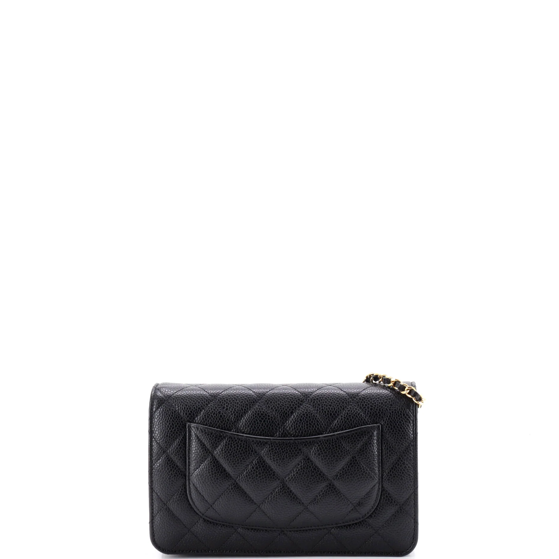 Wallet on Chain Quilted Caviar - Image 3