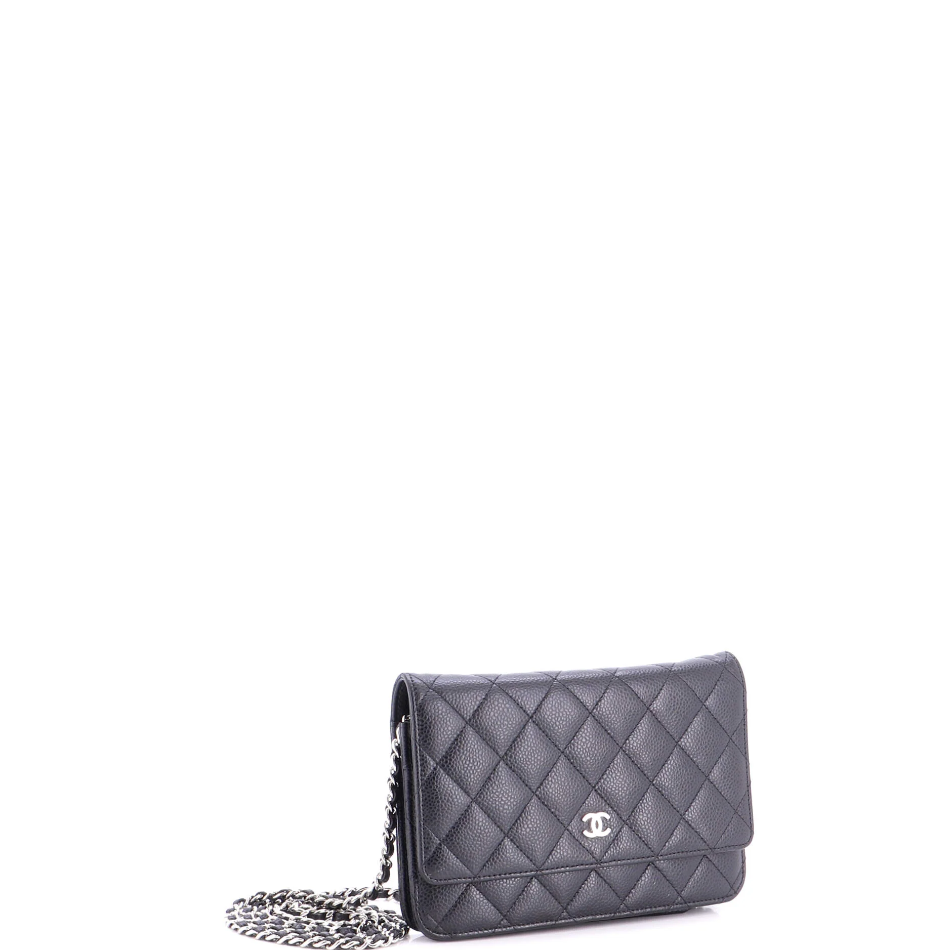 Wallet on Chain Quilted Caviar - Image 2