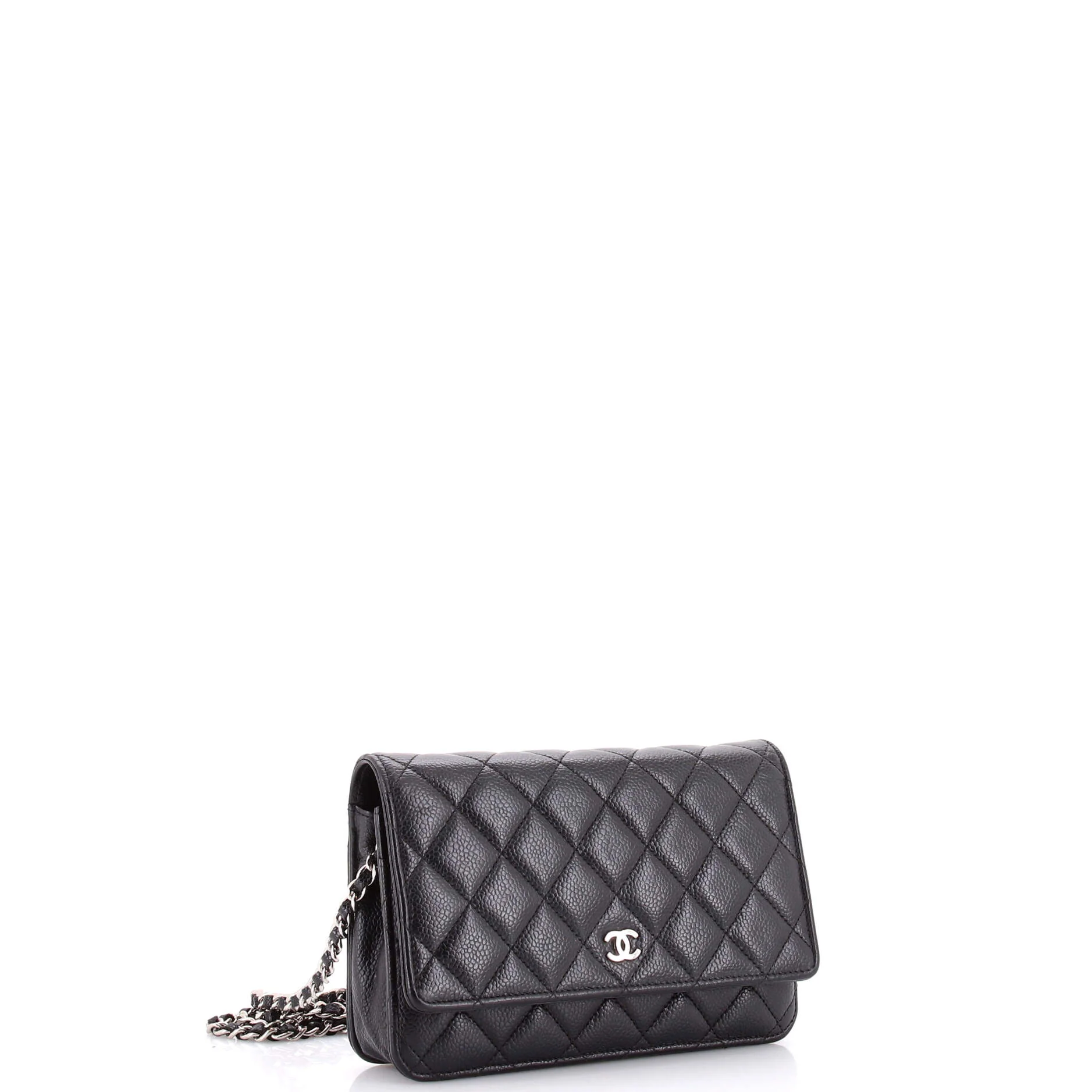 Wallet on Chain Quilted Caviar - Image 2