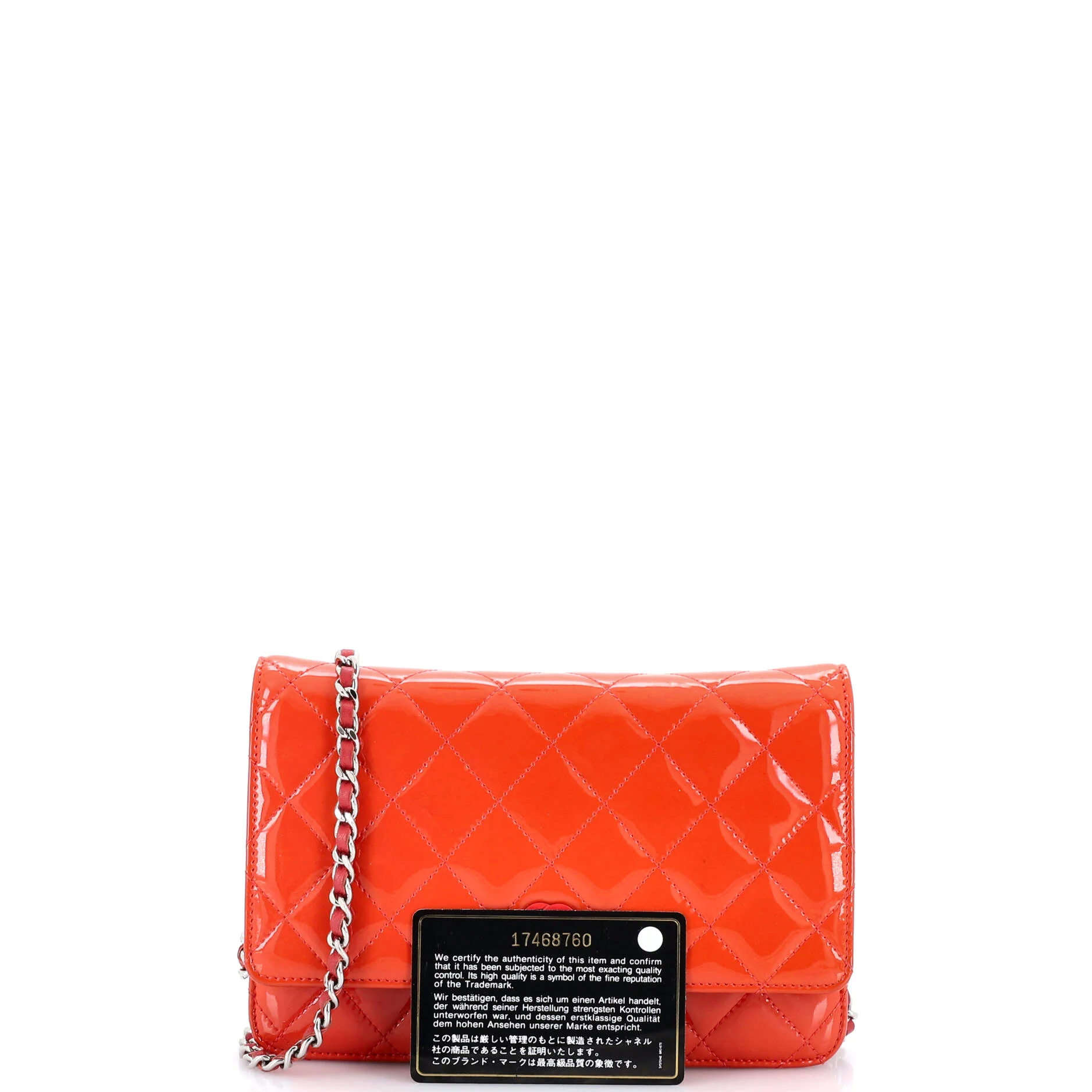 Wallet on Chain Quilted Patent - Image 2