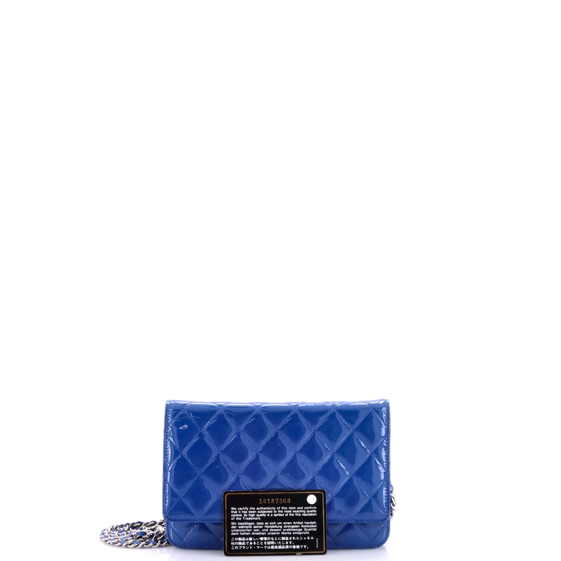 Wallet on Chain Quilted Patent - Image 2
