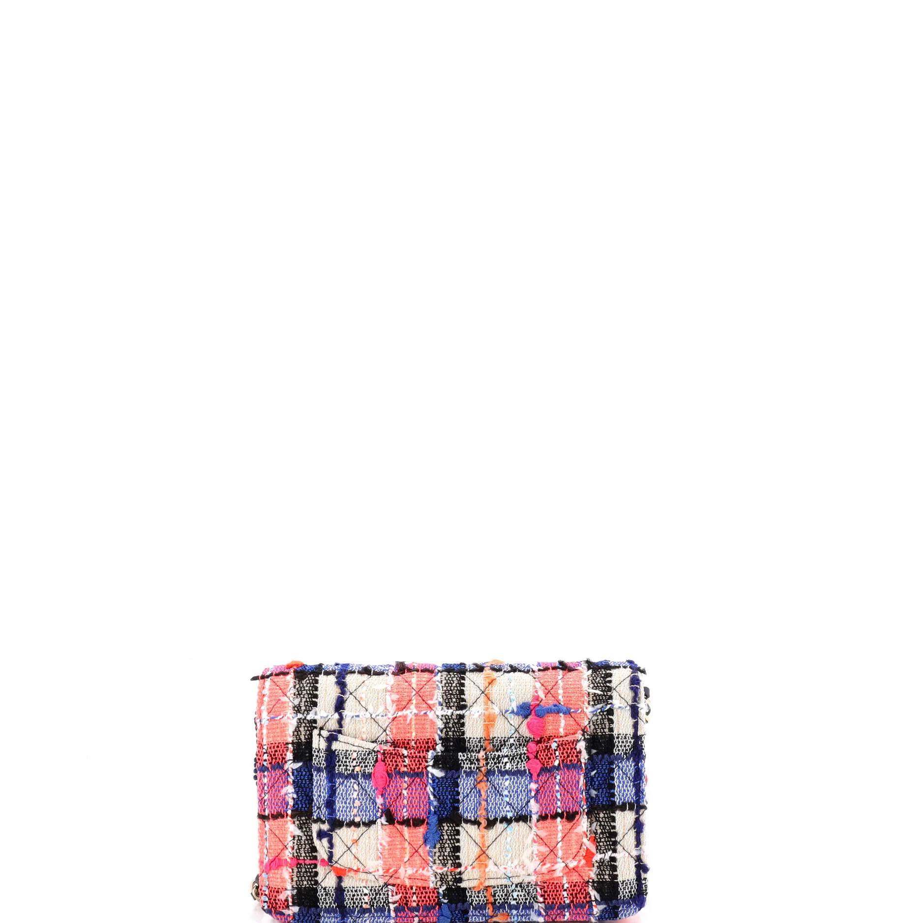 Wallet on Chain Quilted Tweed - Image 4