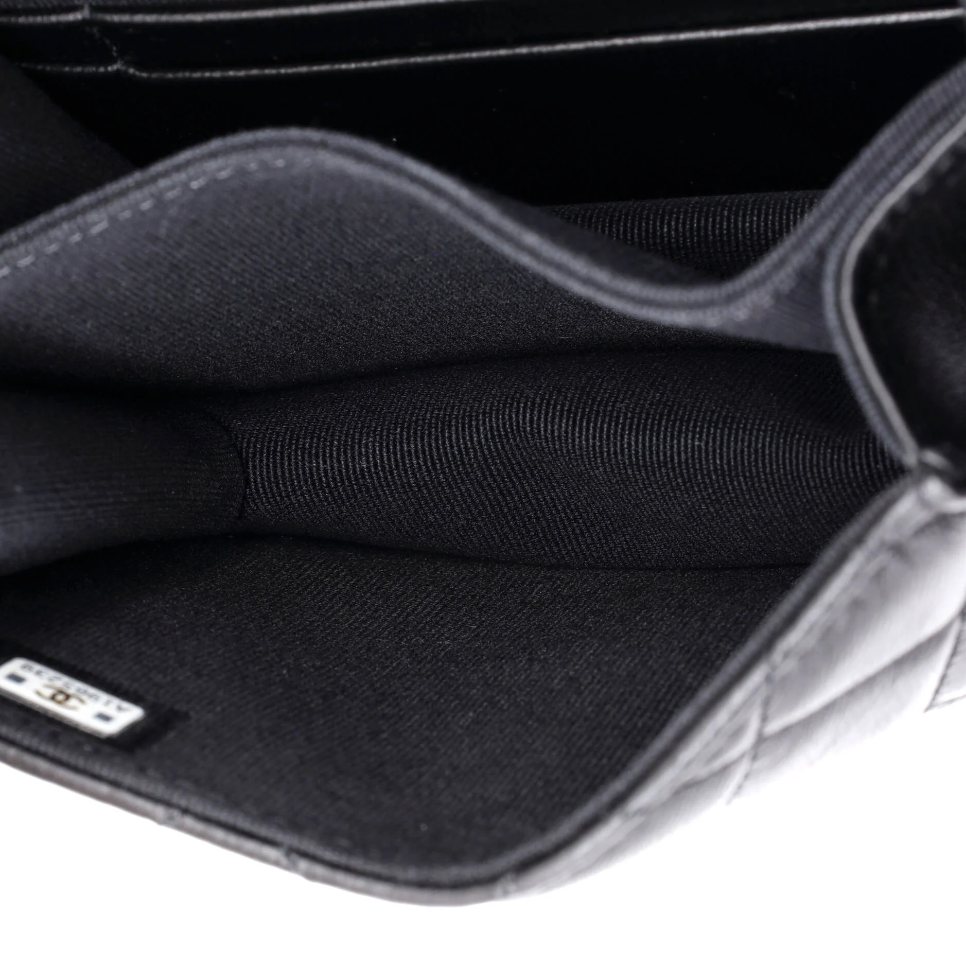 Woven Top Handle CC Flap Clutch on Chain Quilted Lambskin Small - Image 5