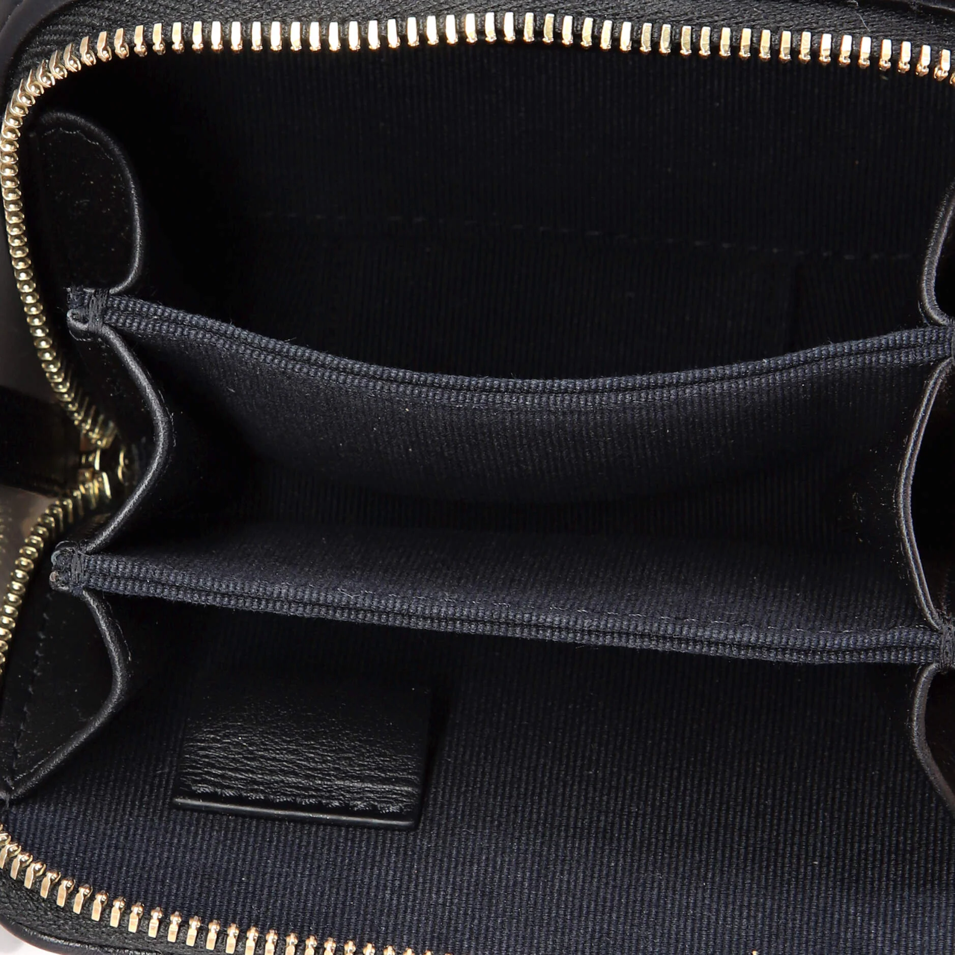 Zip Around Vanity Case with Chain Quilted Lambskin Mini - Image 5
