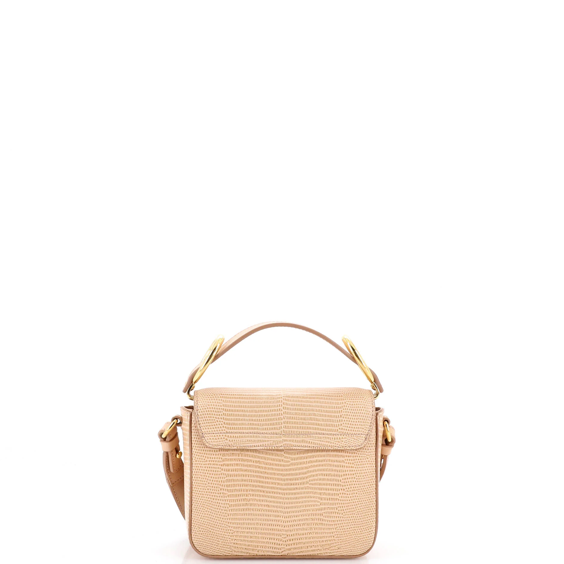 C Flap Bag Lizard Embossed Leather Mini - Image 3
