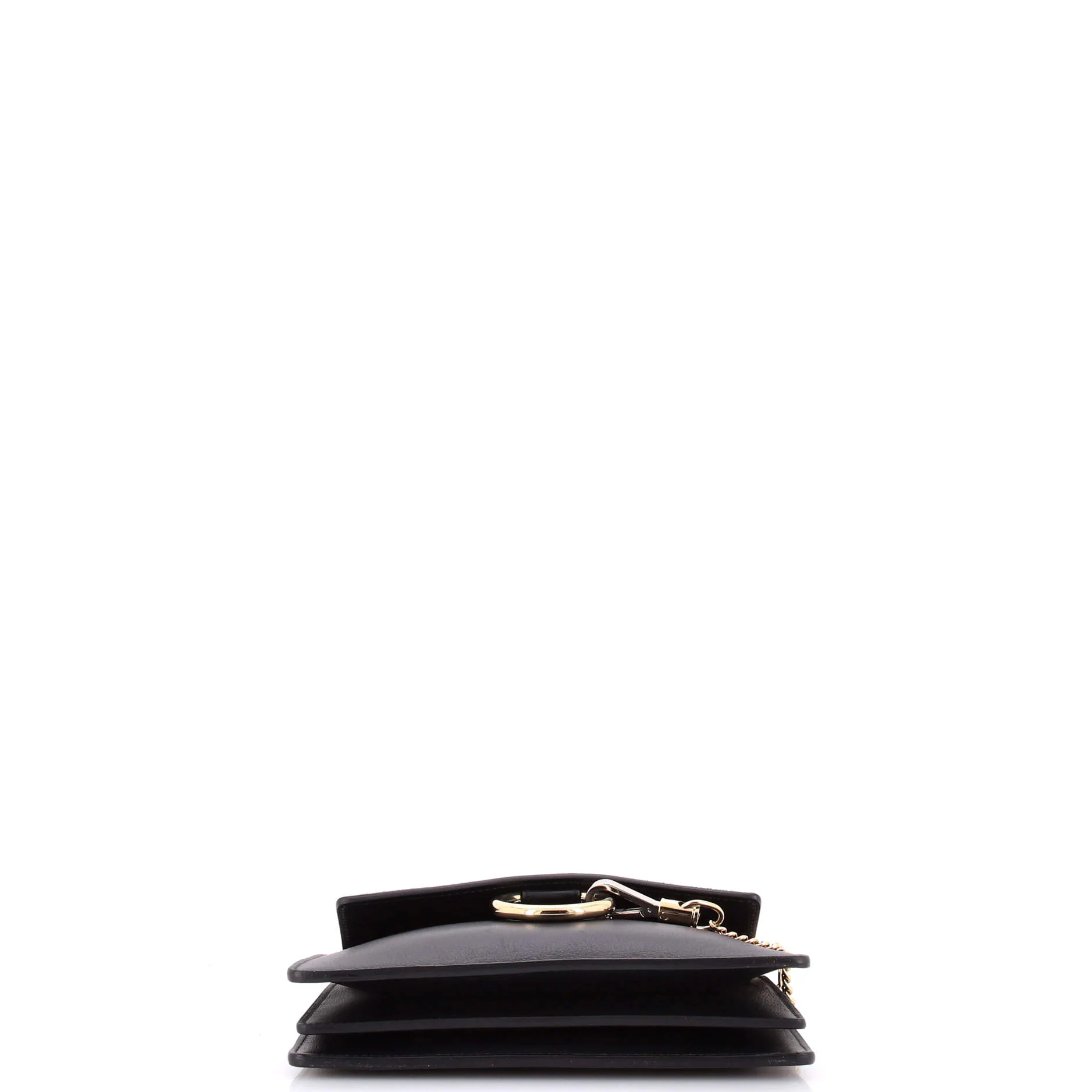 Faye Chain Shoulder Bag Leather and Suede Mini - Image 4