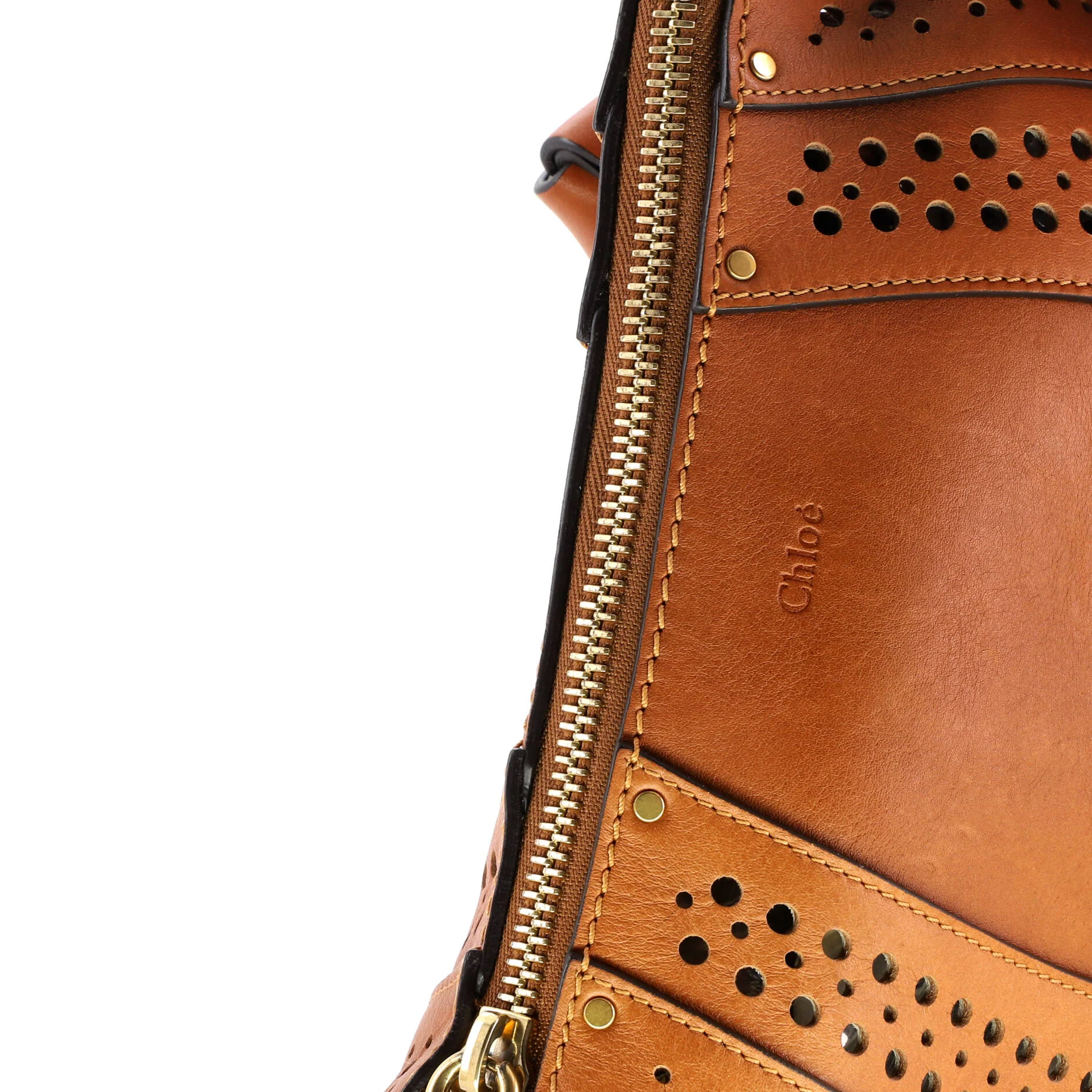 Hayley Hobo Perforated Leather Small - Image 7