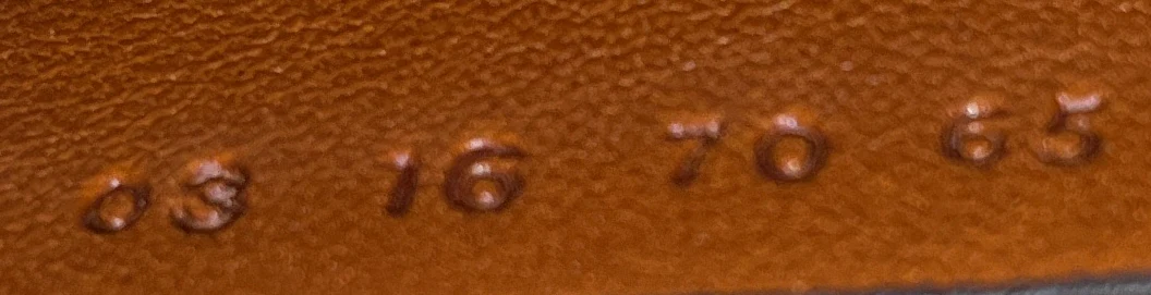 Hudson Handbag Whipstitch Leather Medium - Image 6