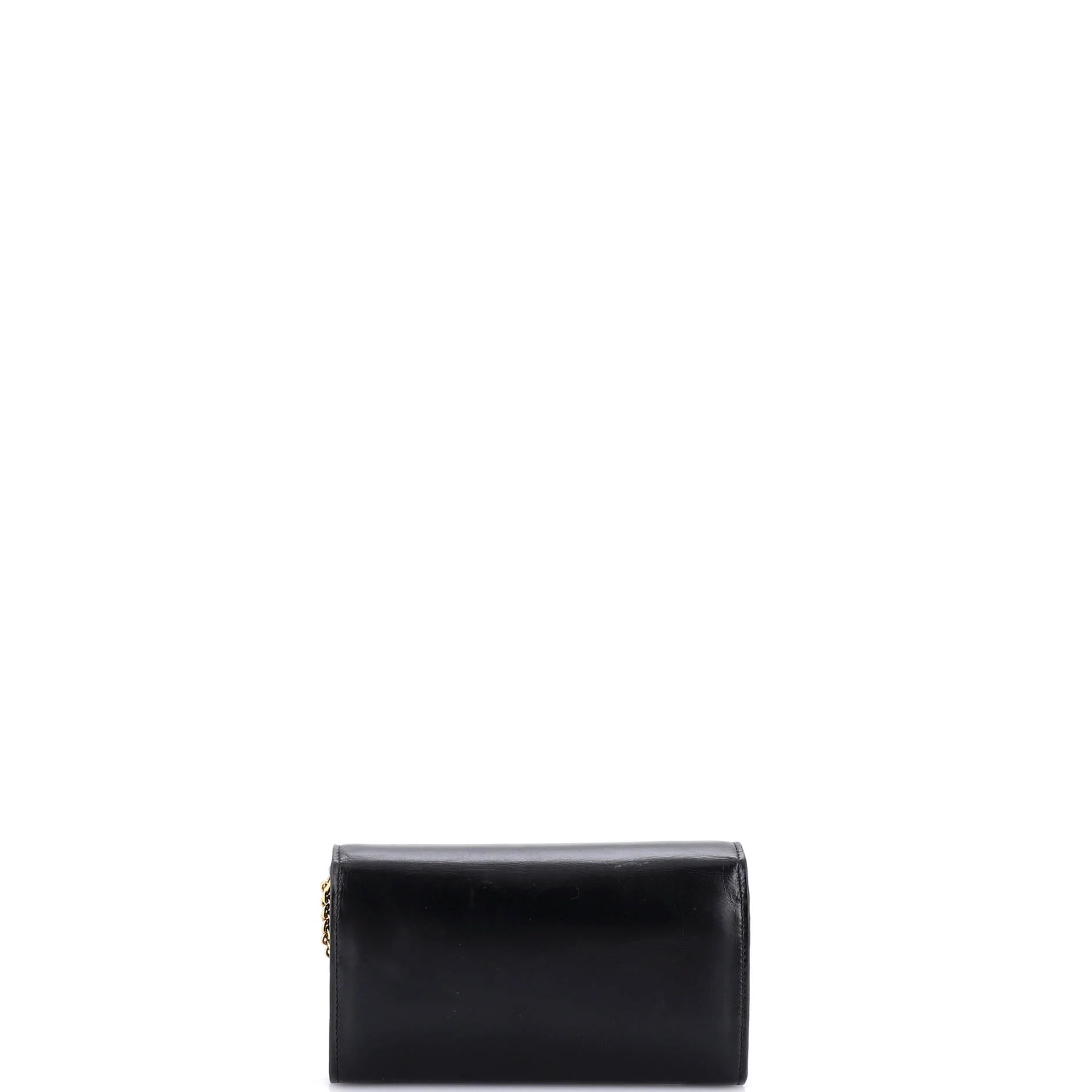 Iconic Flap Wallet on Chain Leather - Image 3