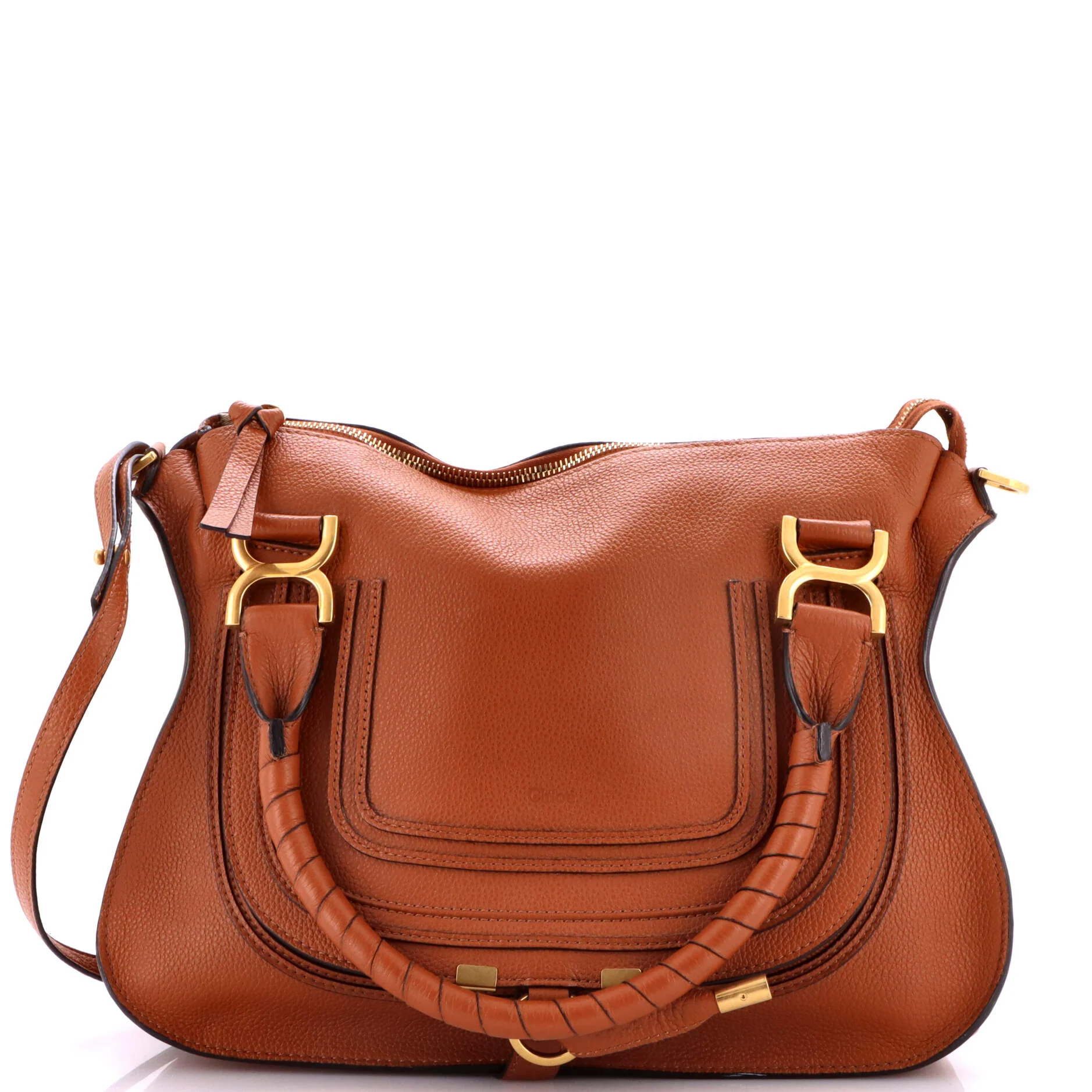 Marcie Satchel Leather Medium