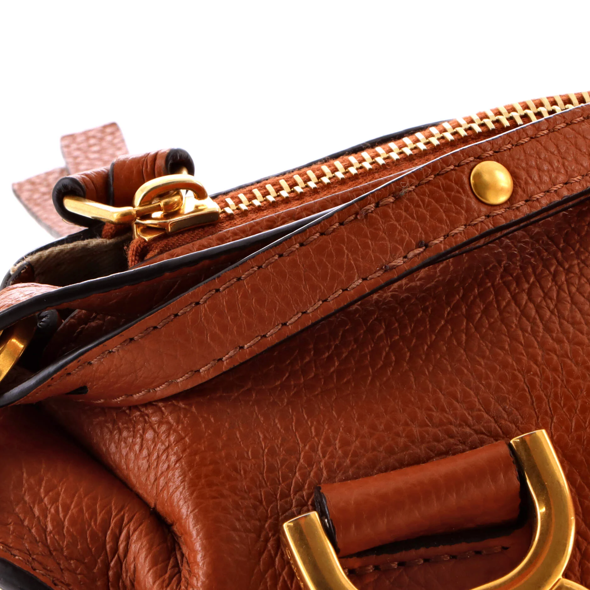 Marcie Satchel Leather Medium - Image 6