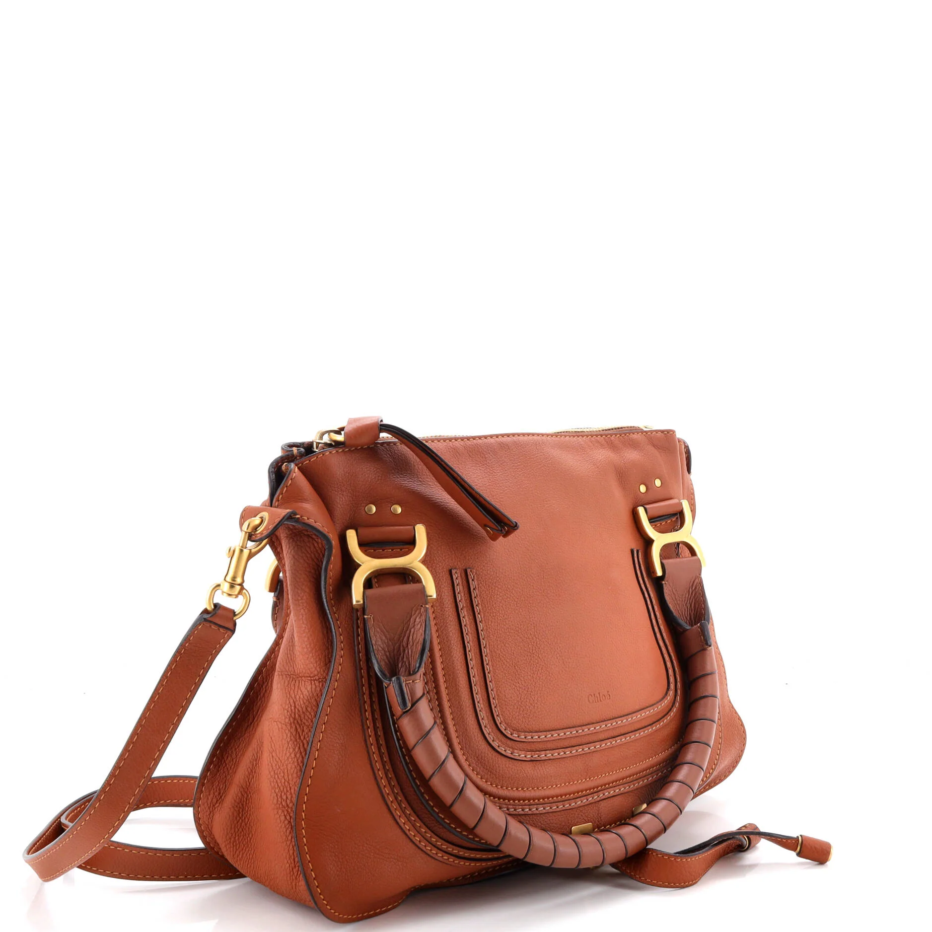 Marcie Satchel Leather Medium - Image 2