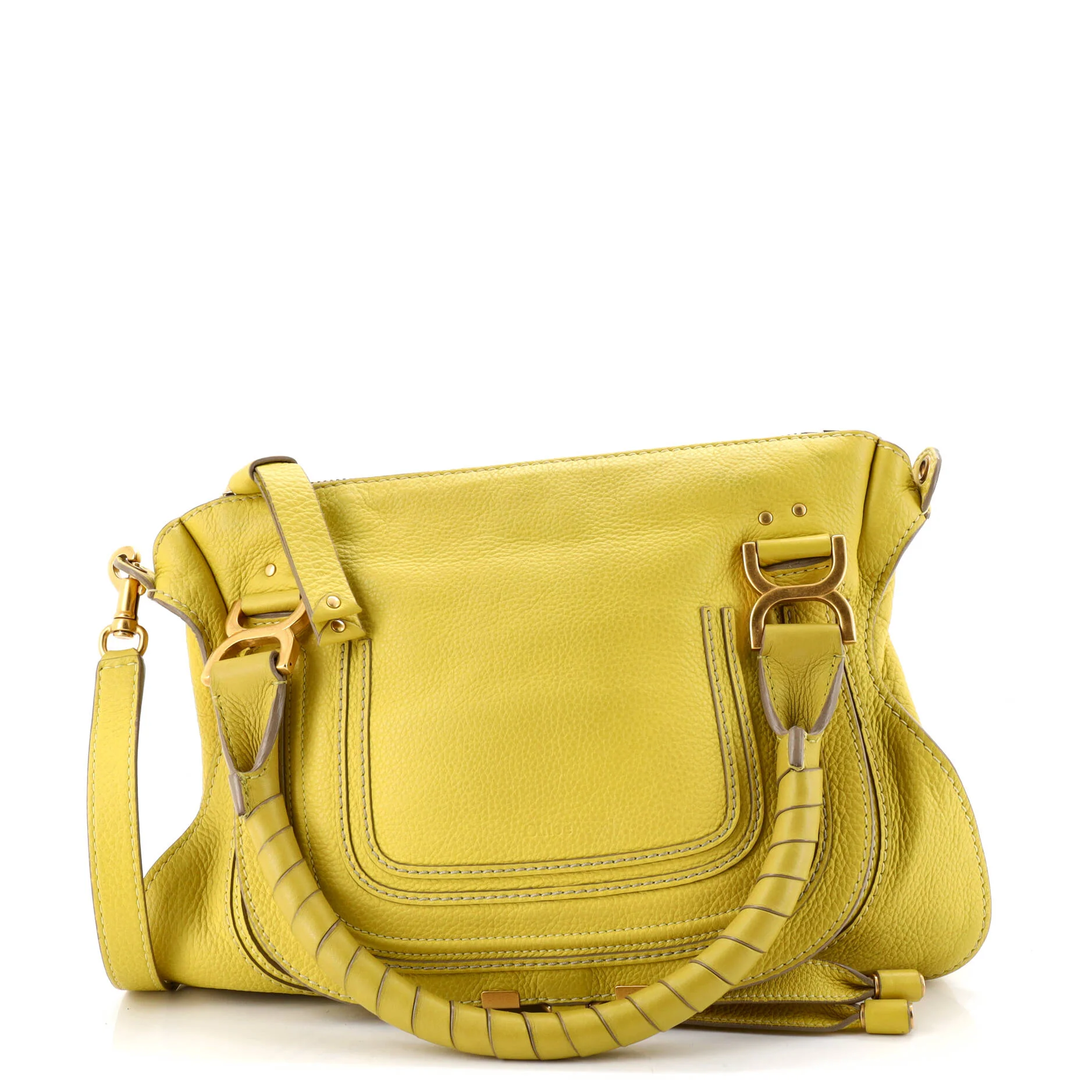Marcie Satchel Leather Medium
