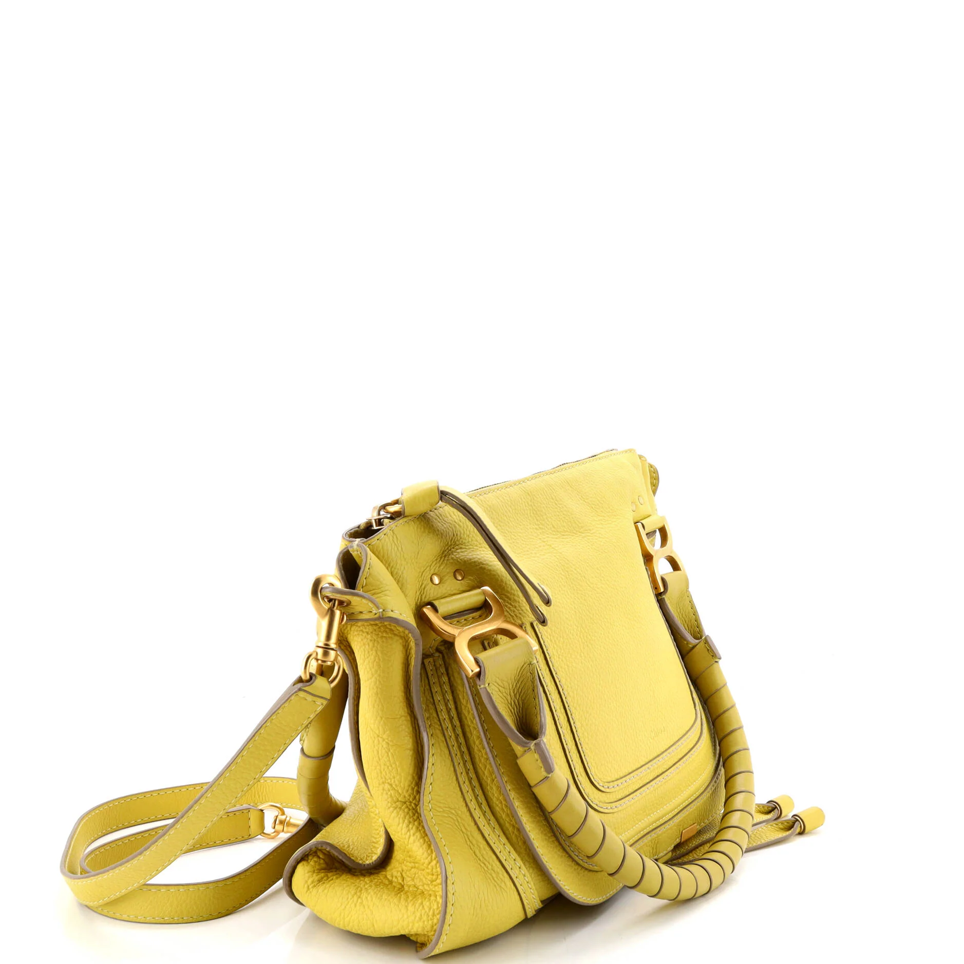 Marcie Satchel Leather Medium - Image 2