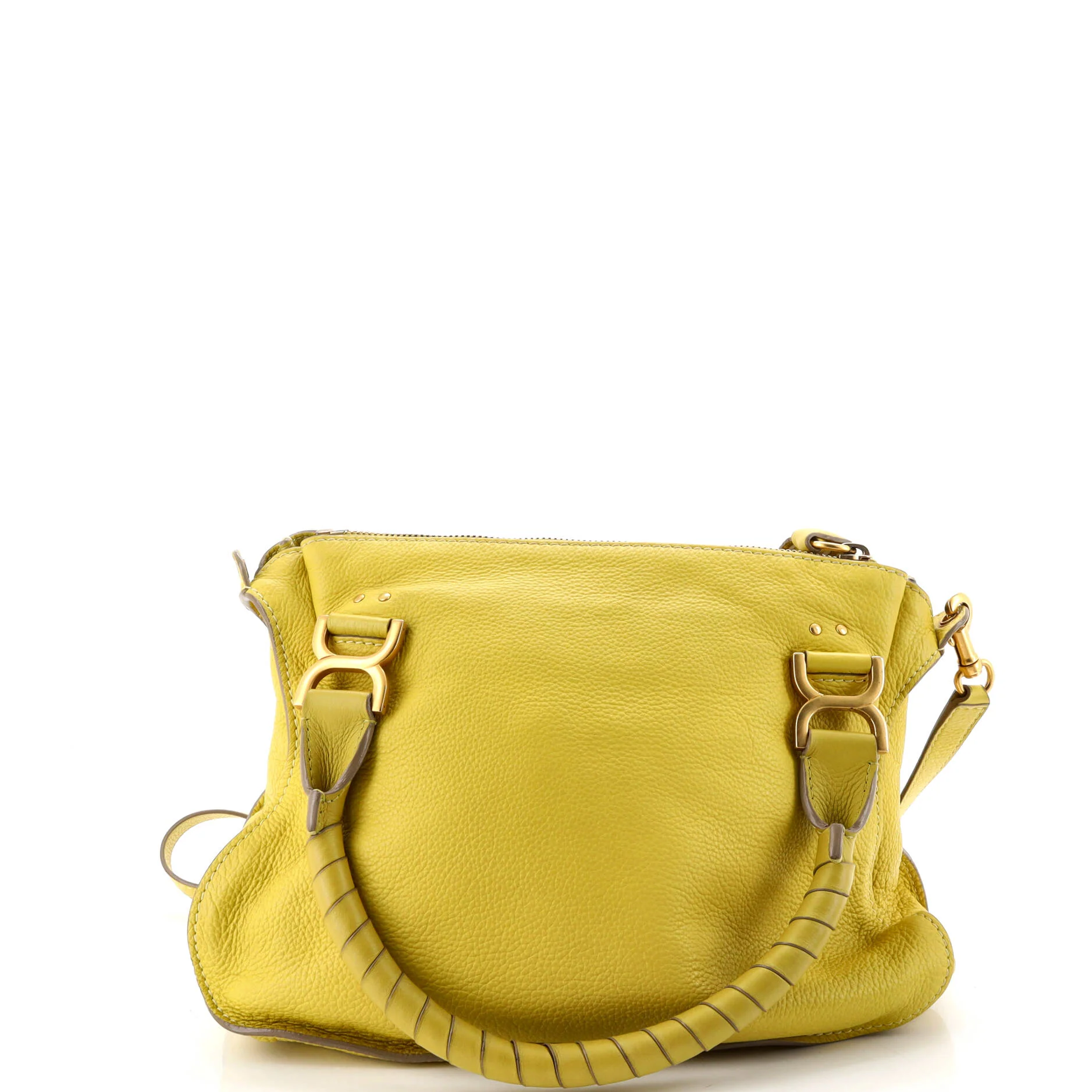 Marcie Satchel Leather Medium - Image 3
