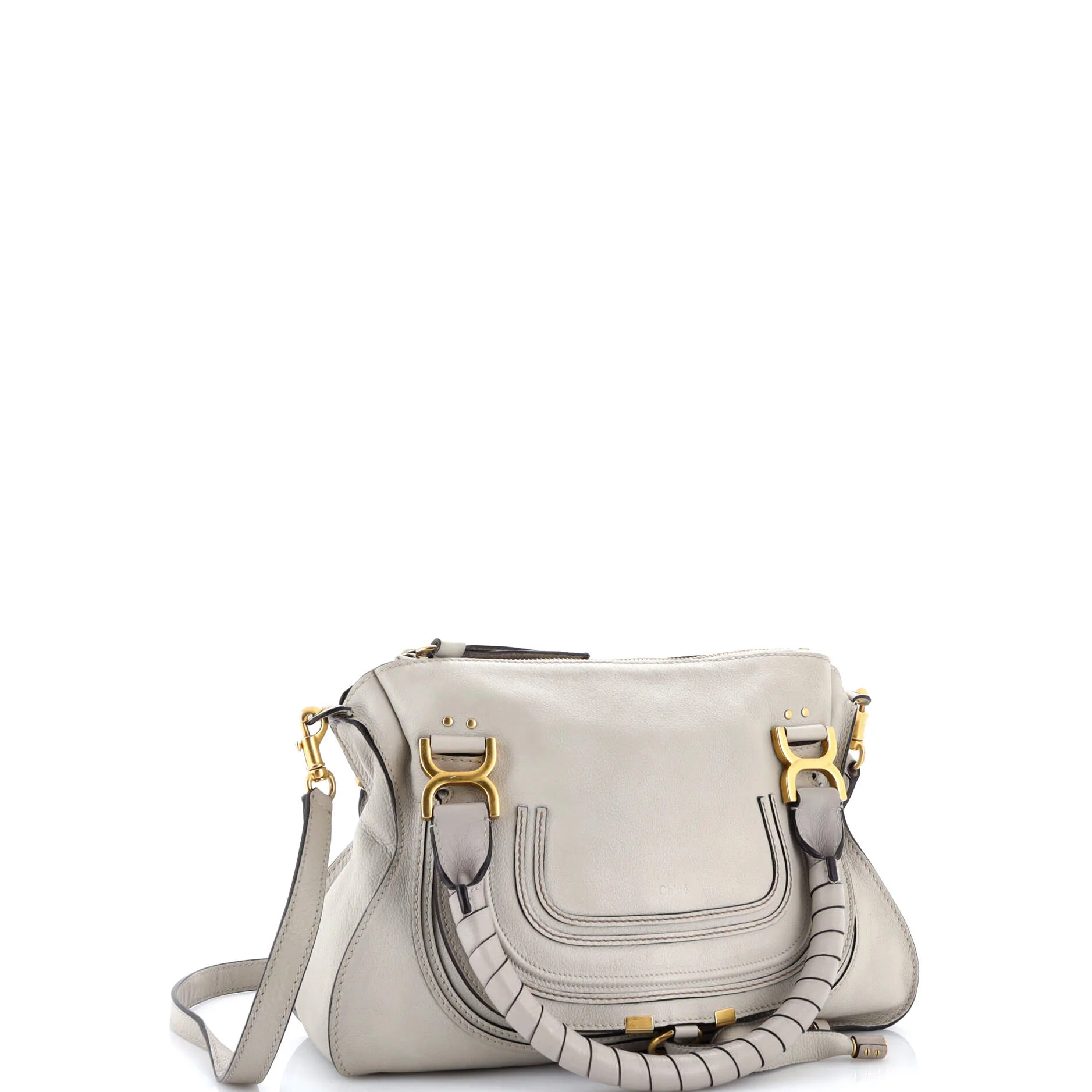 Marcie Satchel Leather Medium - Image 2