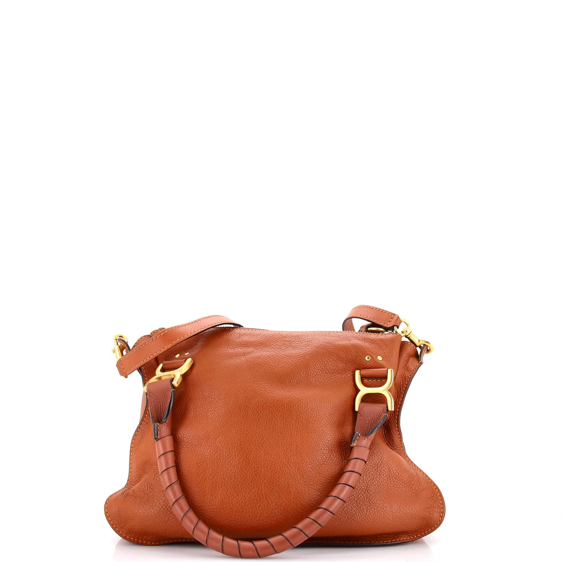 Marcie Satchel Leather Medium - Image 3