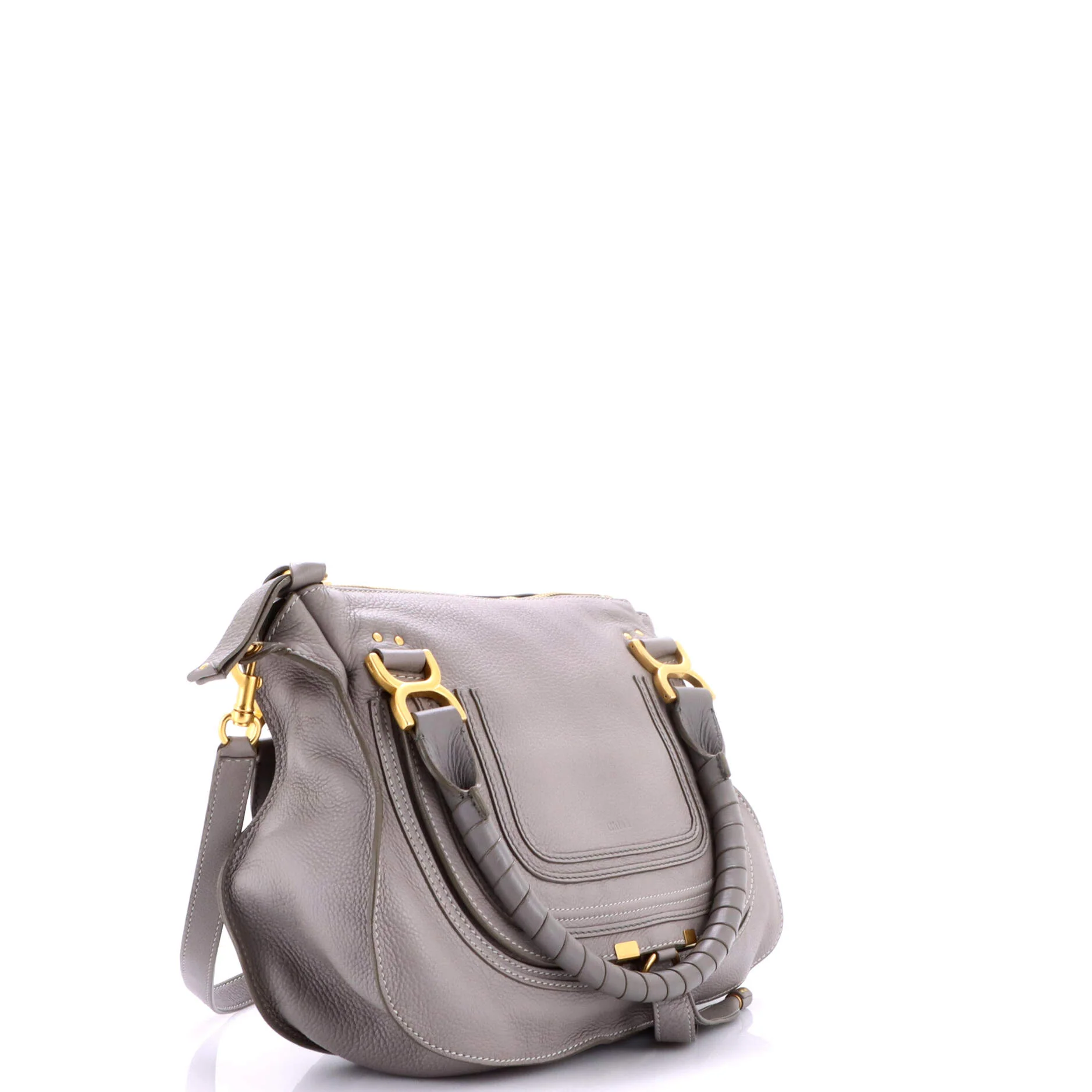 Marcie Satchel Leather Medium - Image 2