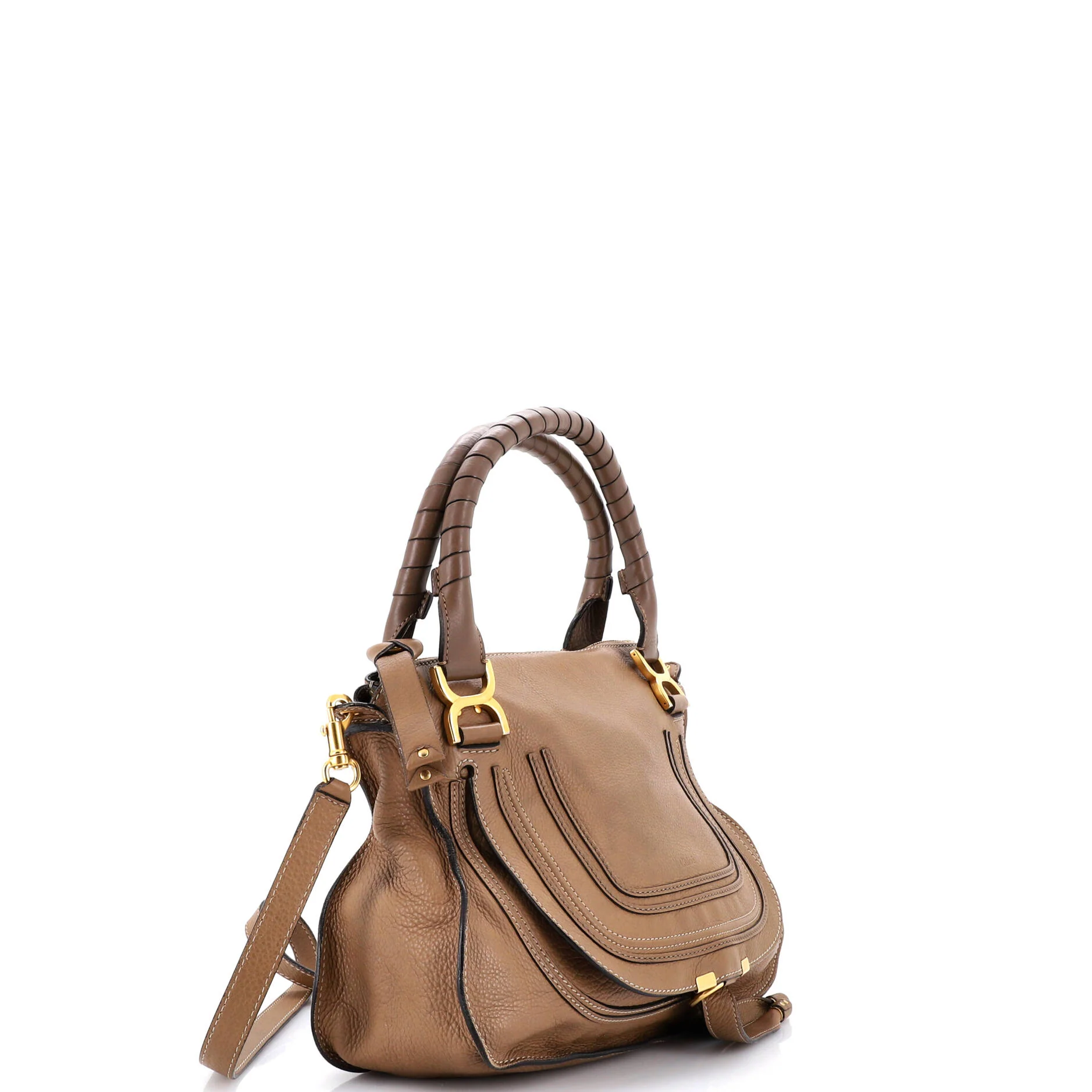Marcie Satchel Leather Medium - Image 2