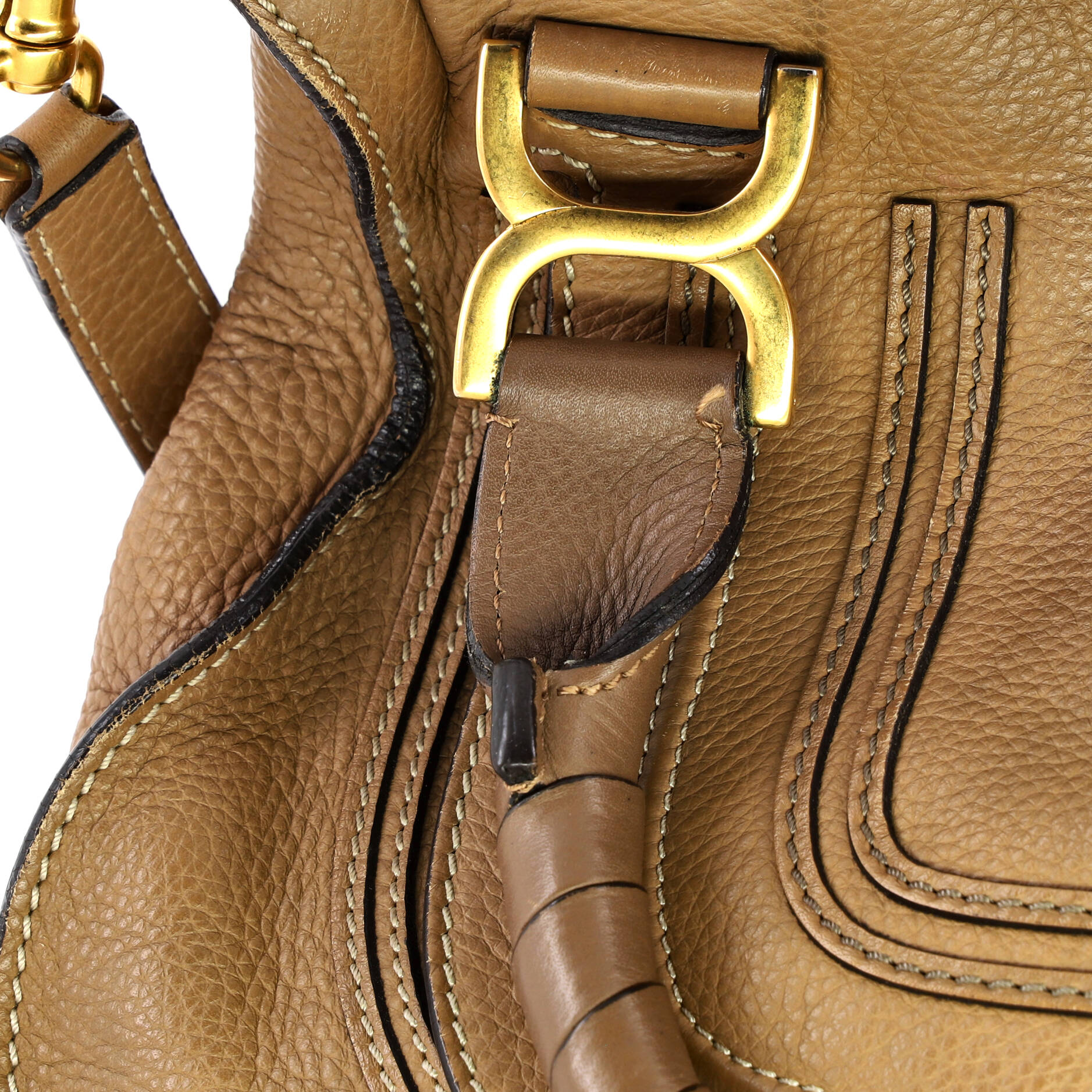 Marcie Satchel Leather Medium - Image 7