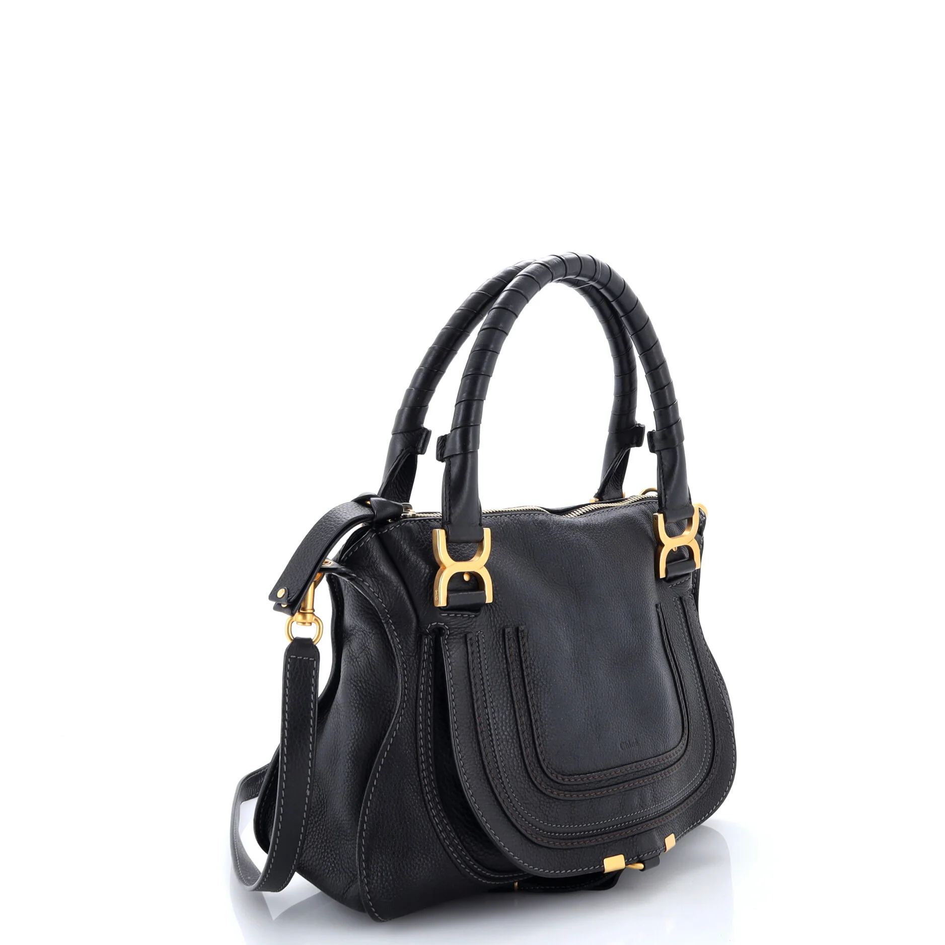 Marcie Satchel Leather Medium - Image 2