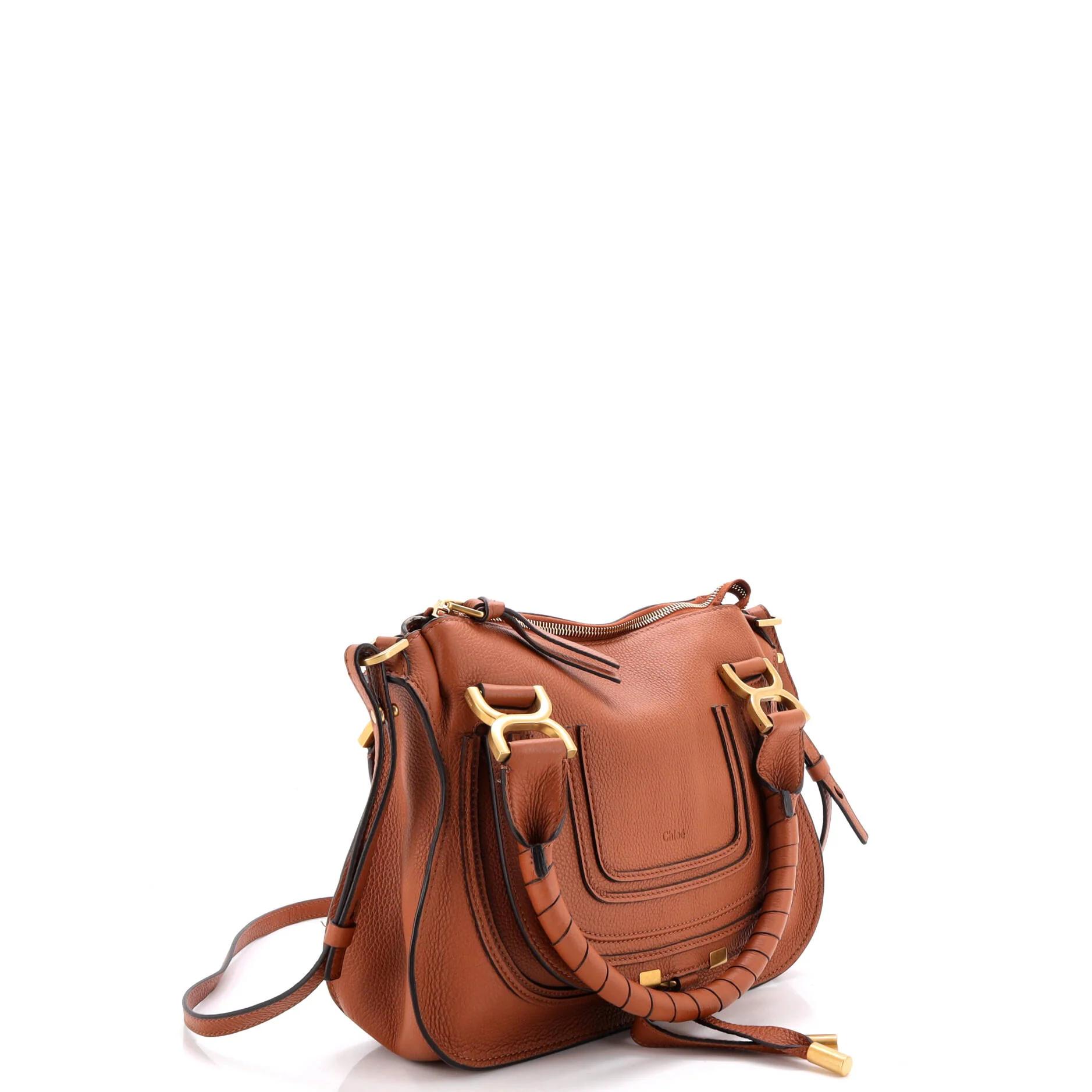 Marcie Satchel Leather Small - Image 2