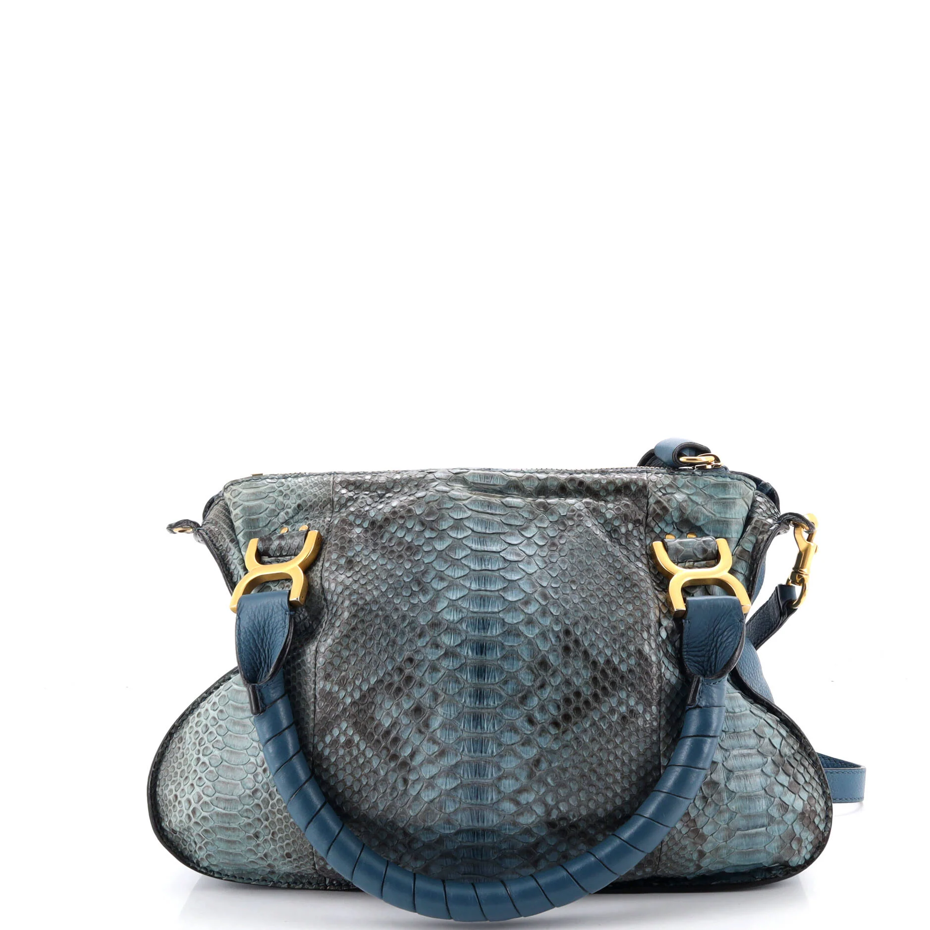 Marcie Satchel Python Medium - Image 3