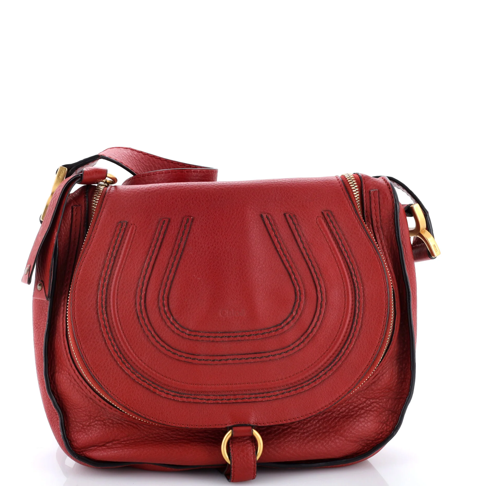 Marcie Zip Crossbody Bag Leather Medium