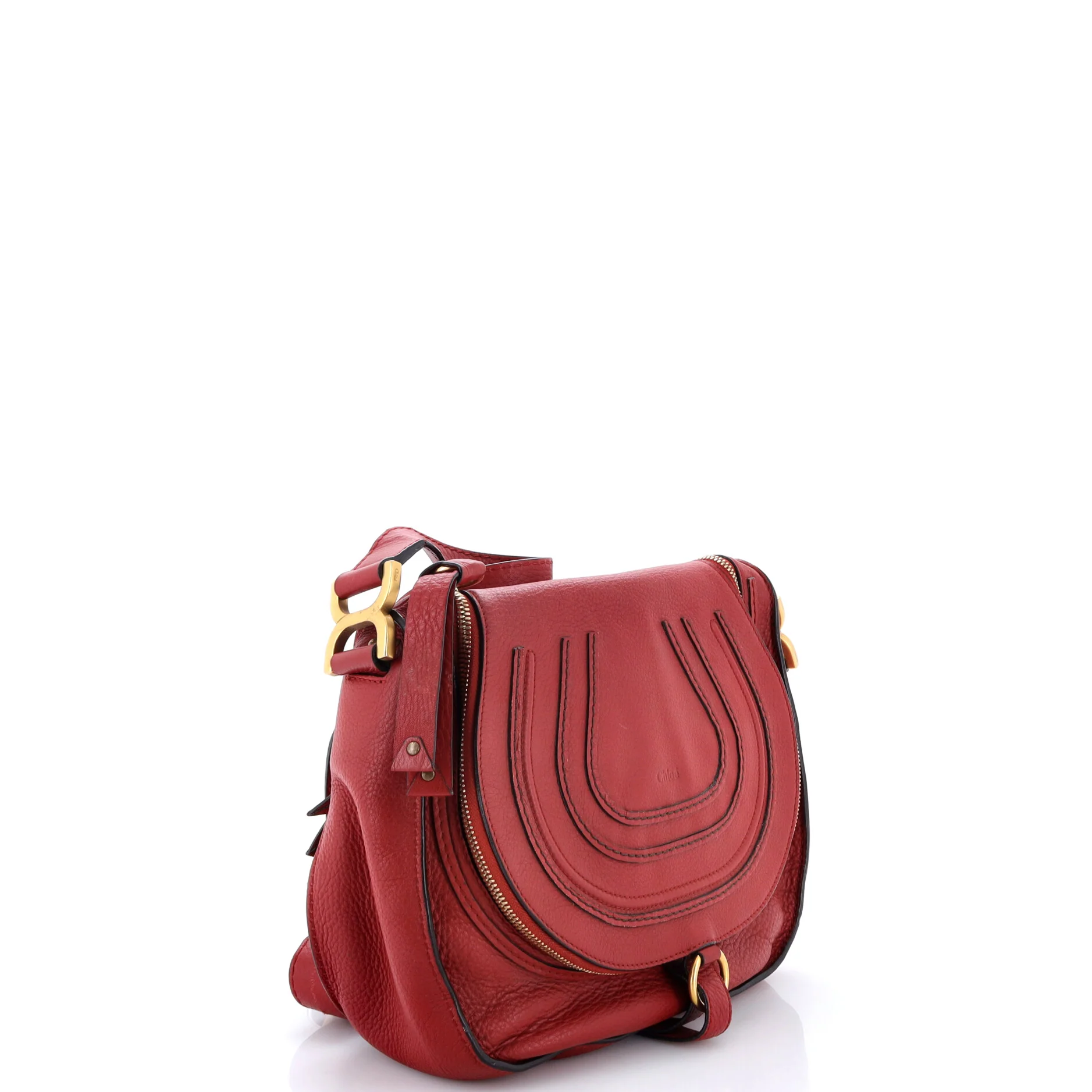 Marcie Zip Crossbody Bag Leather Medium - Image 2