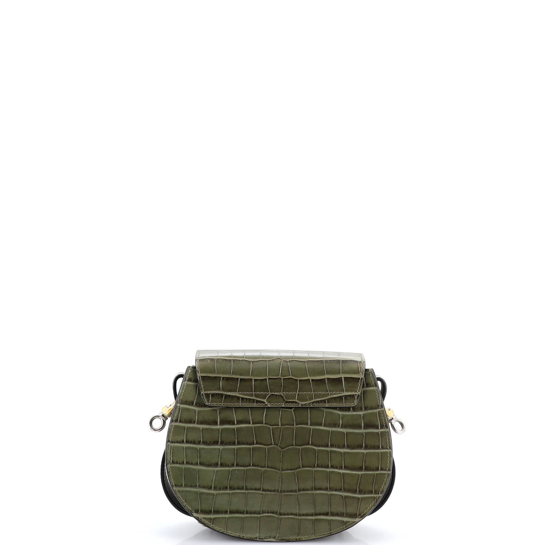 Tess Bag Crocodile Embossed Leather Small - Image 3