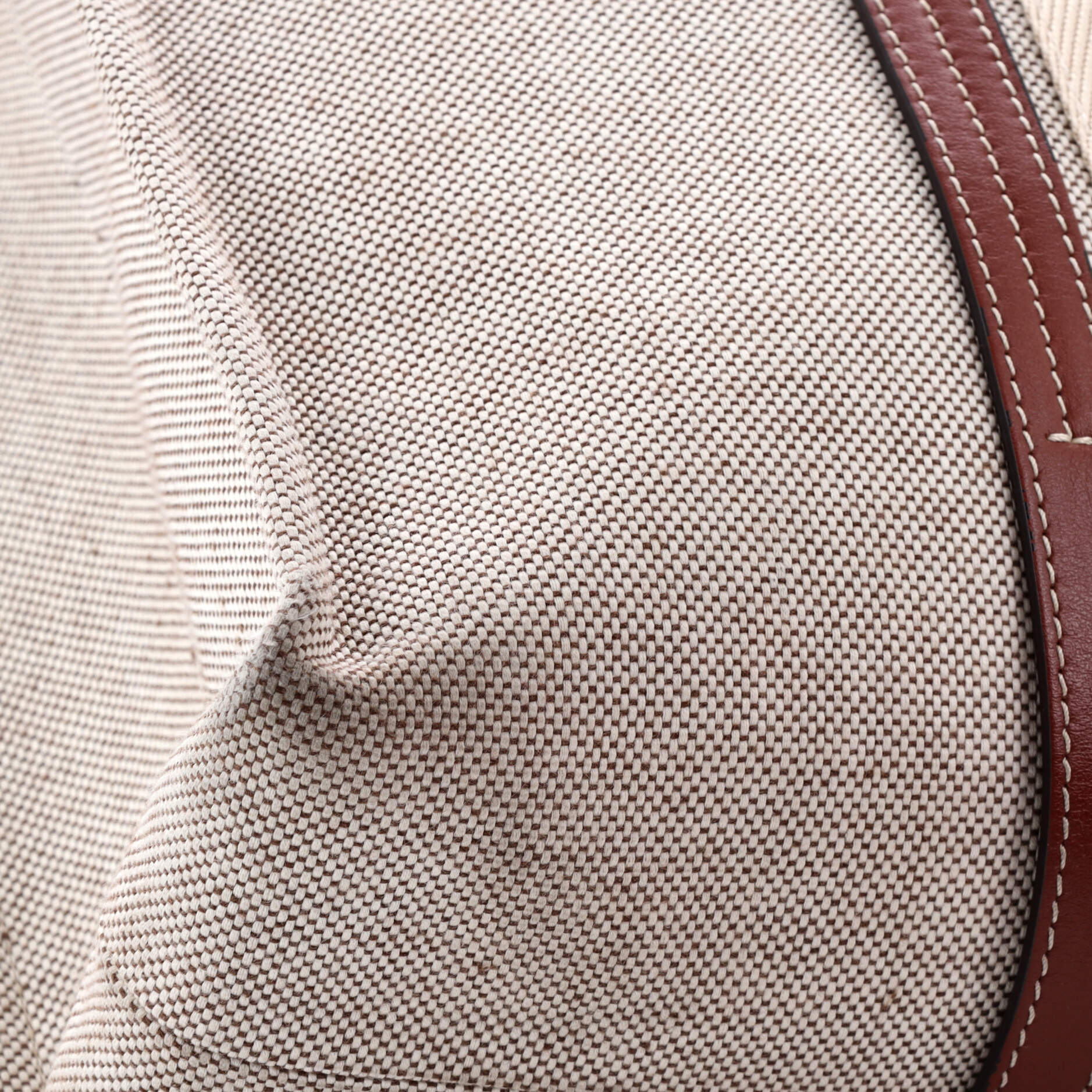 Woody Tote Canvas with Leather Large - Image 6