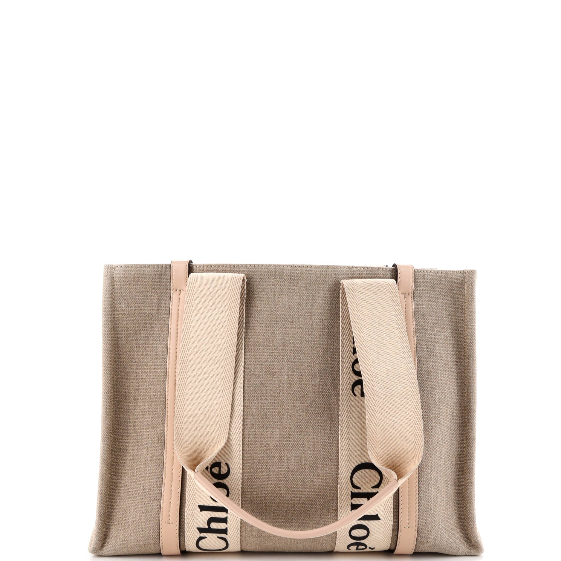 Woody Tote Canvas with Leather Medium - Image 3