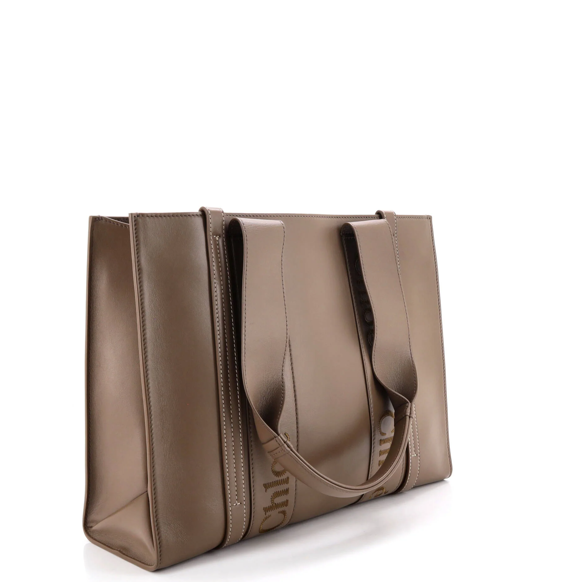 Woody Tote Leather Medium - Image 2