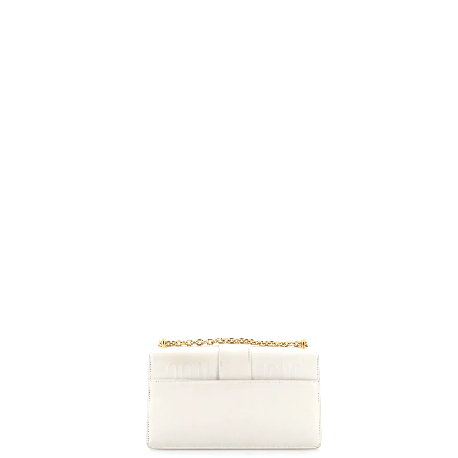 30 Montaigne Chain Flap Bag Leather East West - Image 3