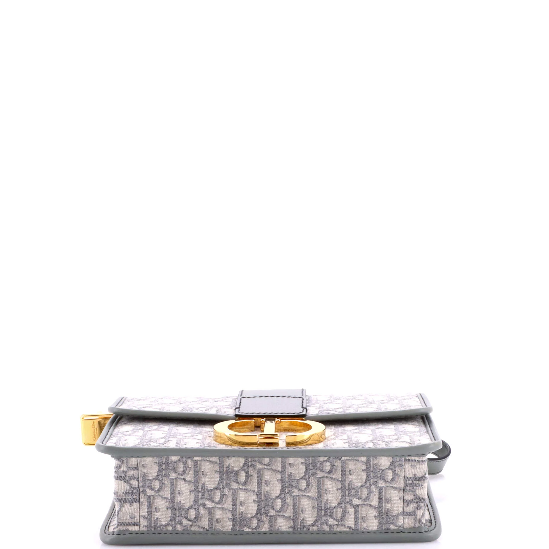 30 Montaigne Flap Bag Oblique Canvas - Image 4
