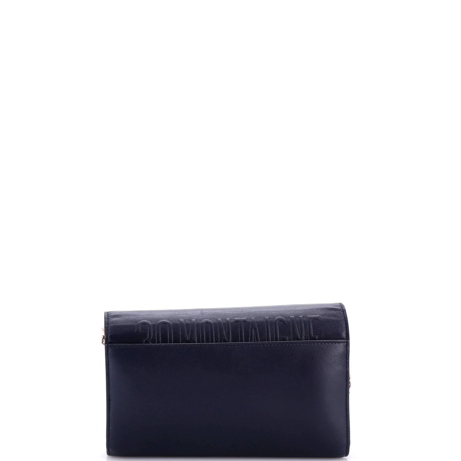 30 Montaigne Wallet on Chain Pouch Leather - Image 3