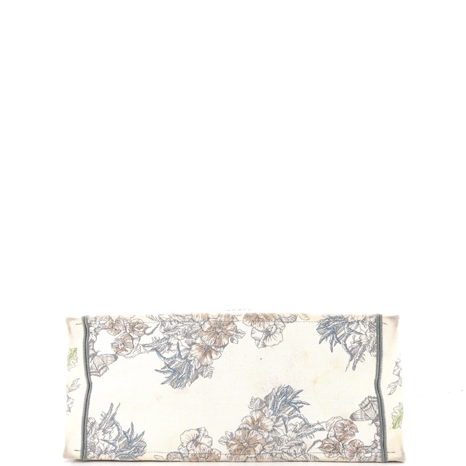 Book Tote Embroidered Canvas Large - Image 4