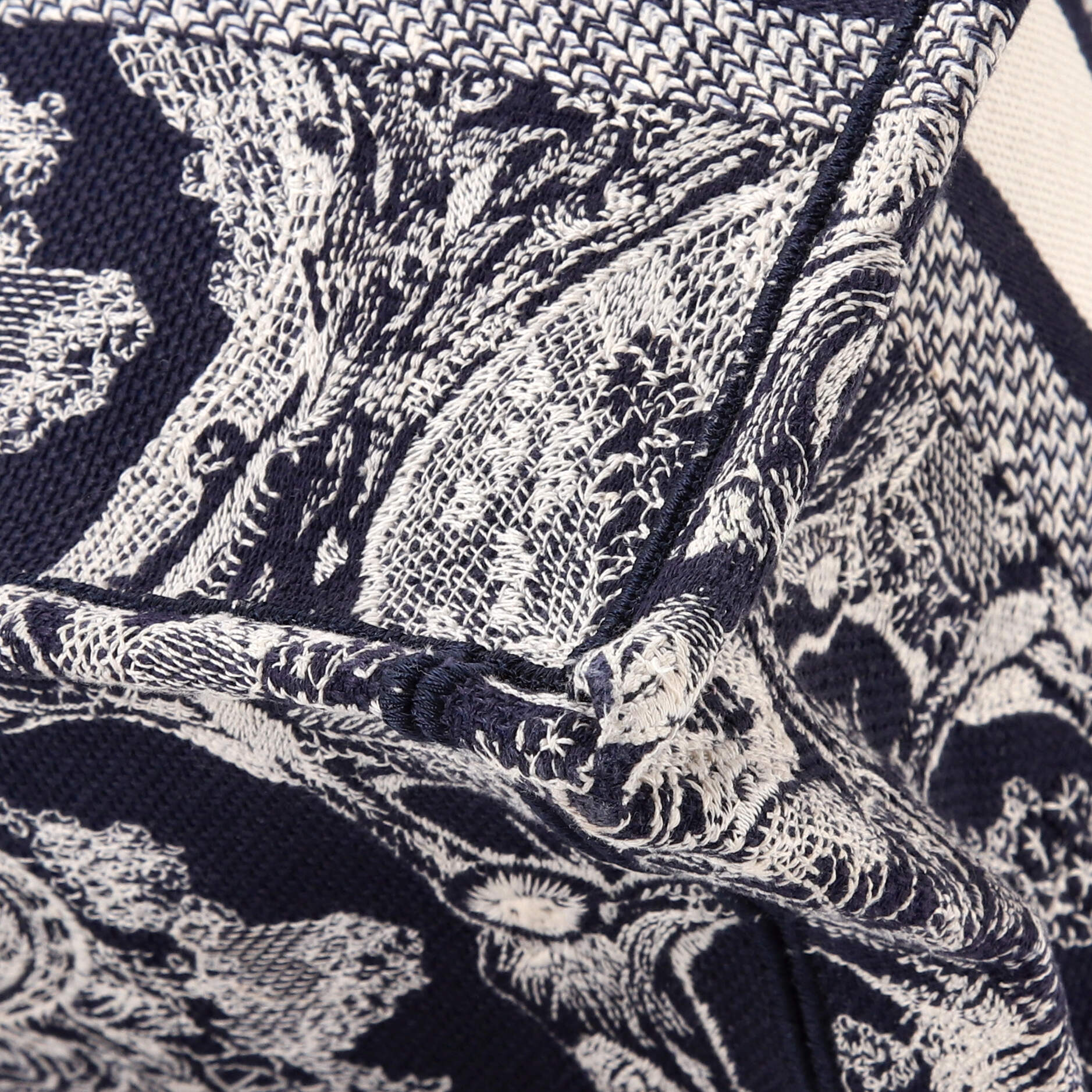 Book Tote Embroidered Canvas Small - Image 6