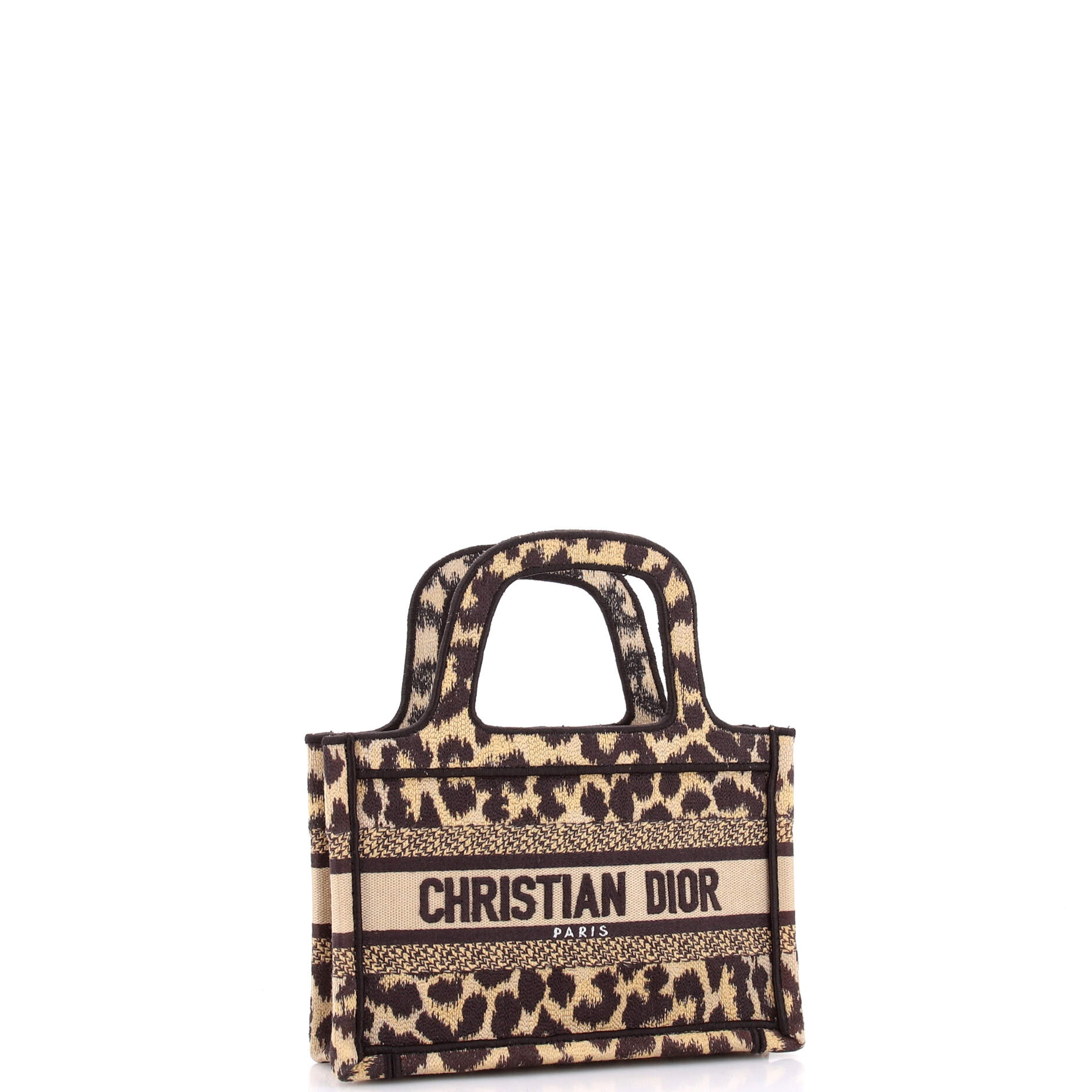 Book Tote Mizza Embroidered Canvas Mini - Image 2