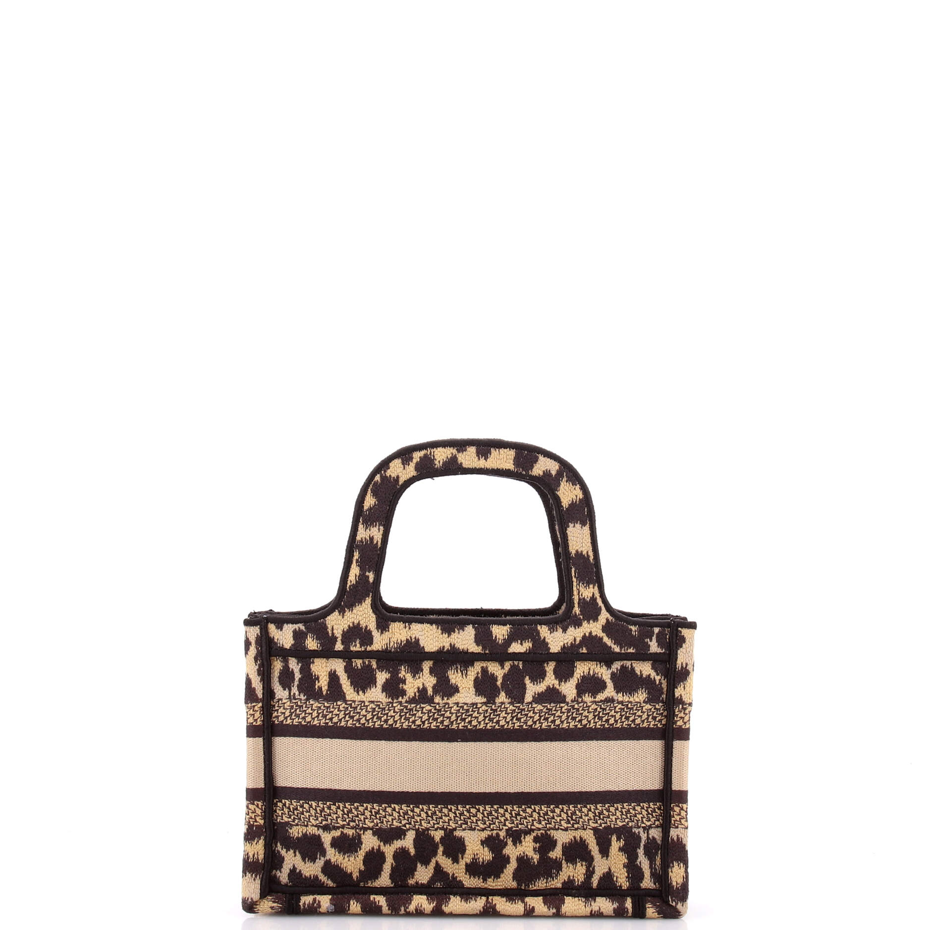 Book Tote Mizza Embroidered Canvas Mini - Image 3