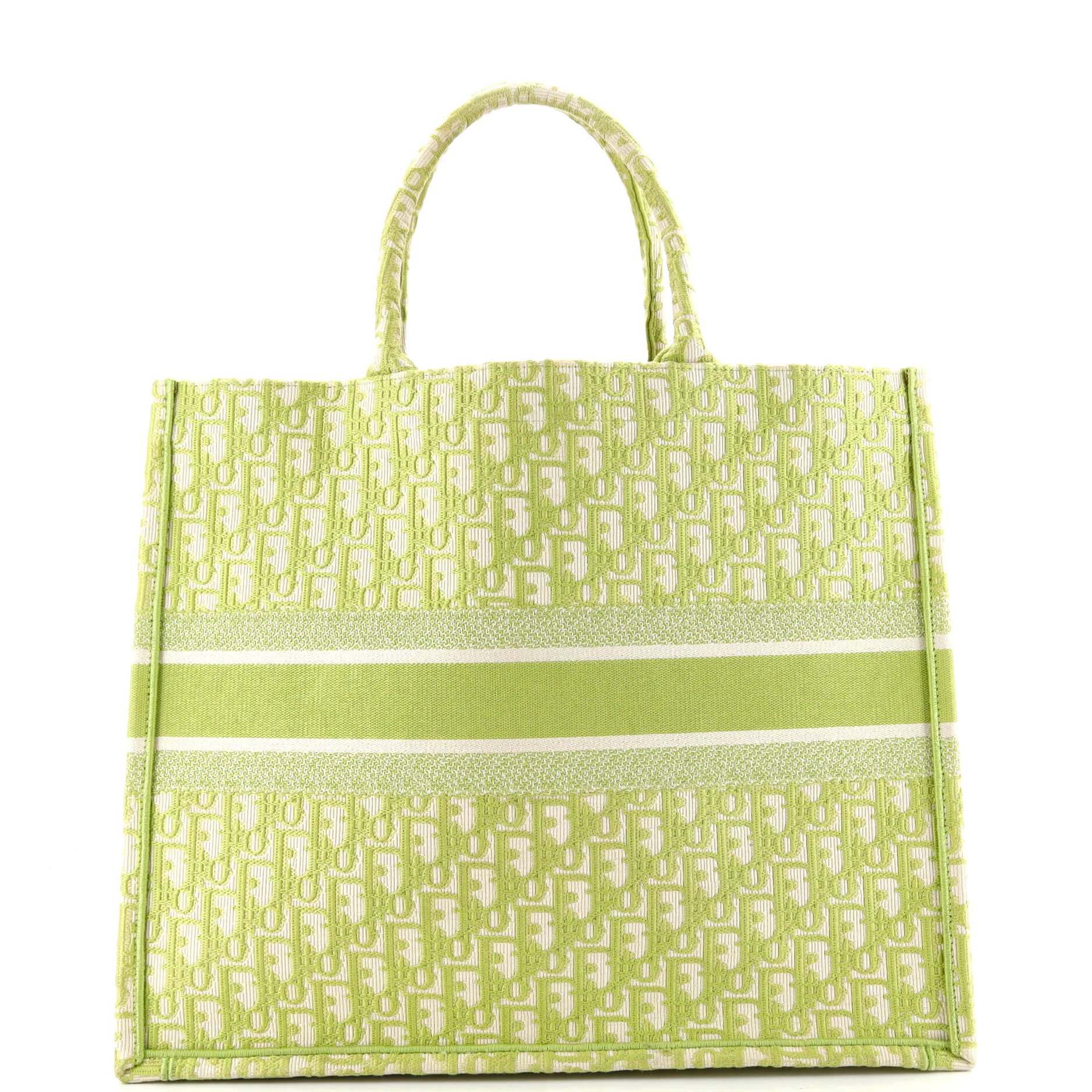 Book Tote Oblique Canvas Large - Image 3