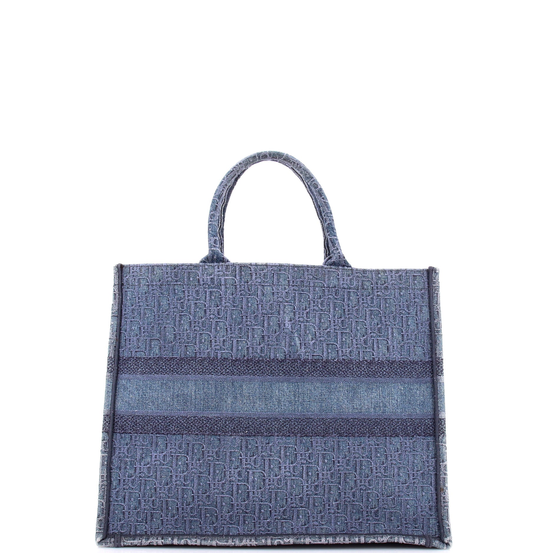 Book Tote Oblique Denim Large - Image 3