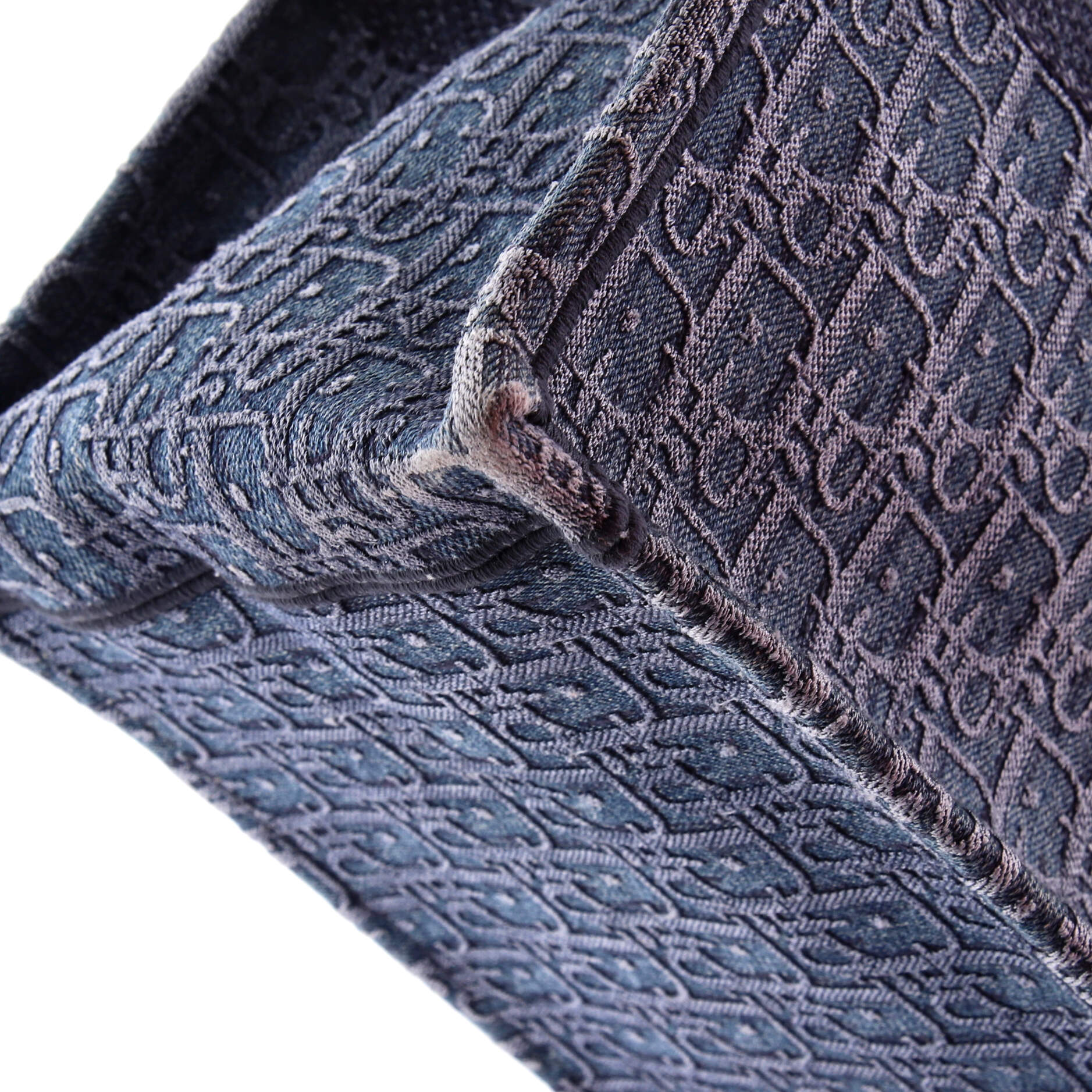 Book Tote Oblique Denim Large - Image 6