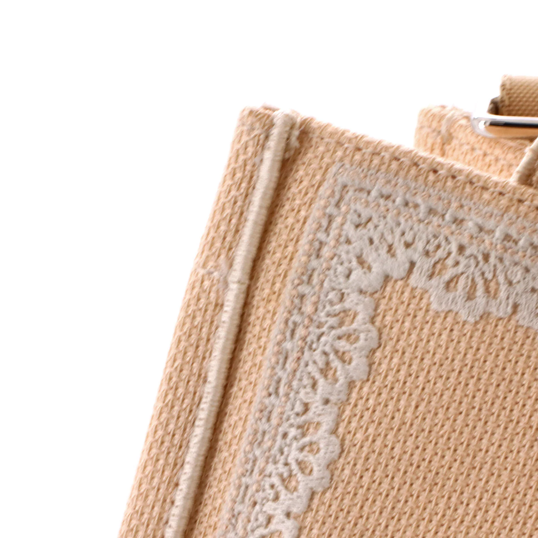 Book Tote with Strap Embroidered Canvas Small - Image 6