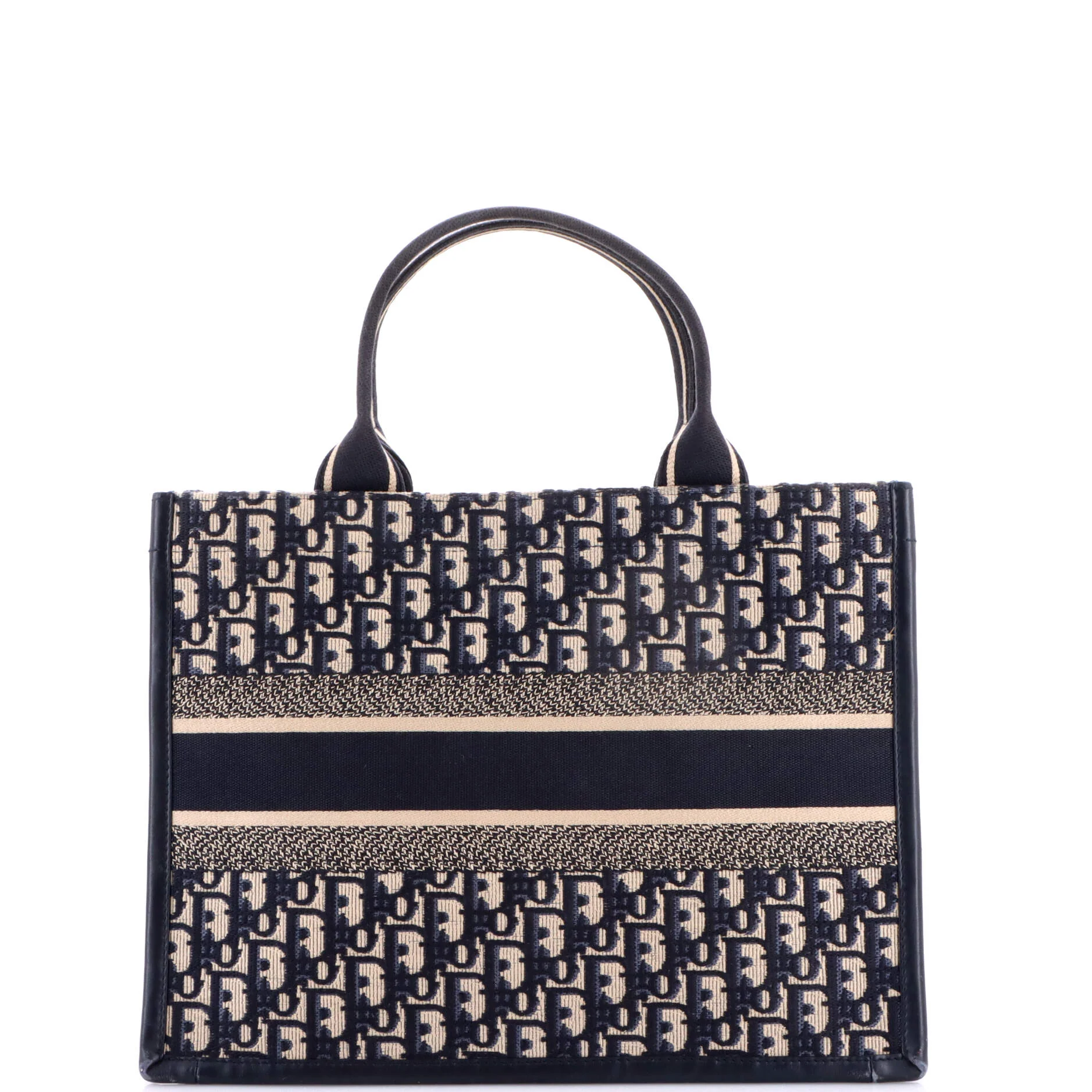 Book Tote with Strap Oblique Canvas Medium - Image 3