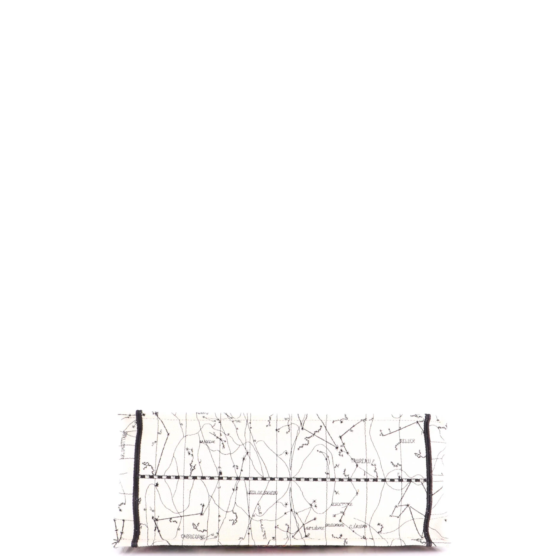 Book Tote Zodiac Embroidered Canvas - Image 4