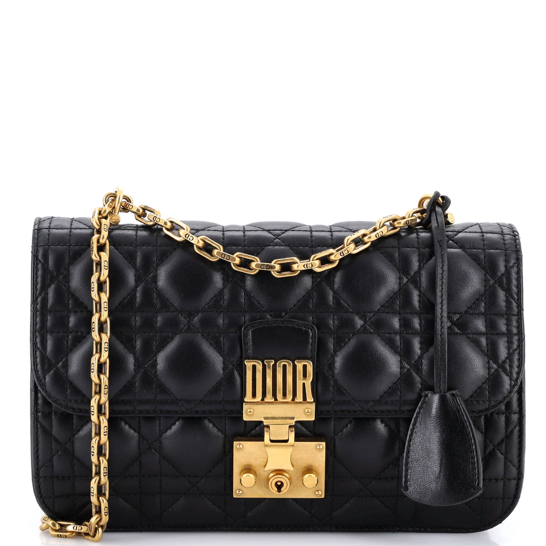 Dioraddict Flap Bag Cannage Quilt Lambskin Medium