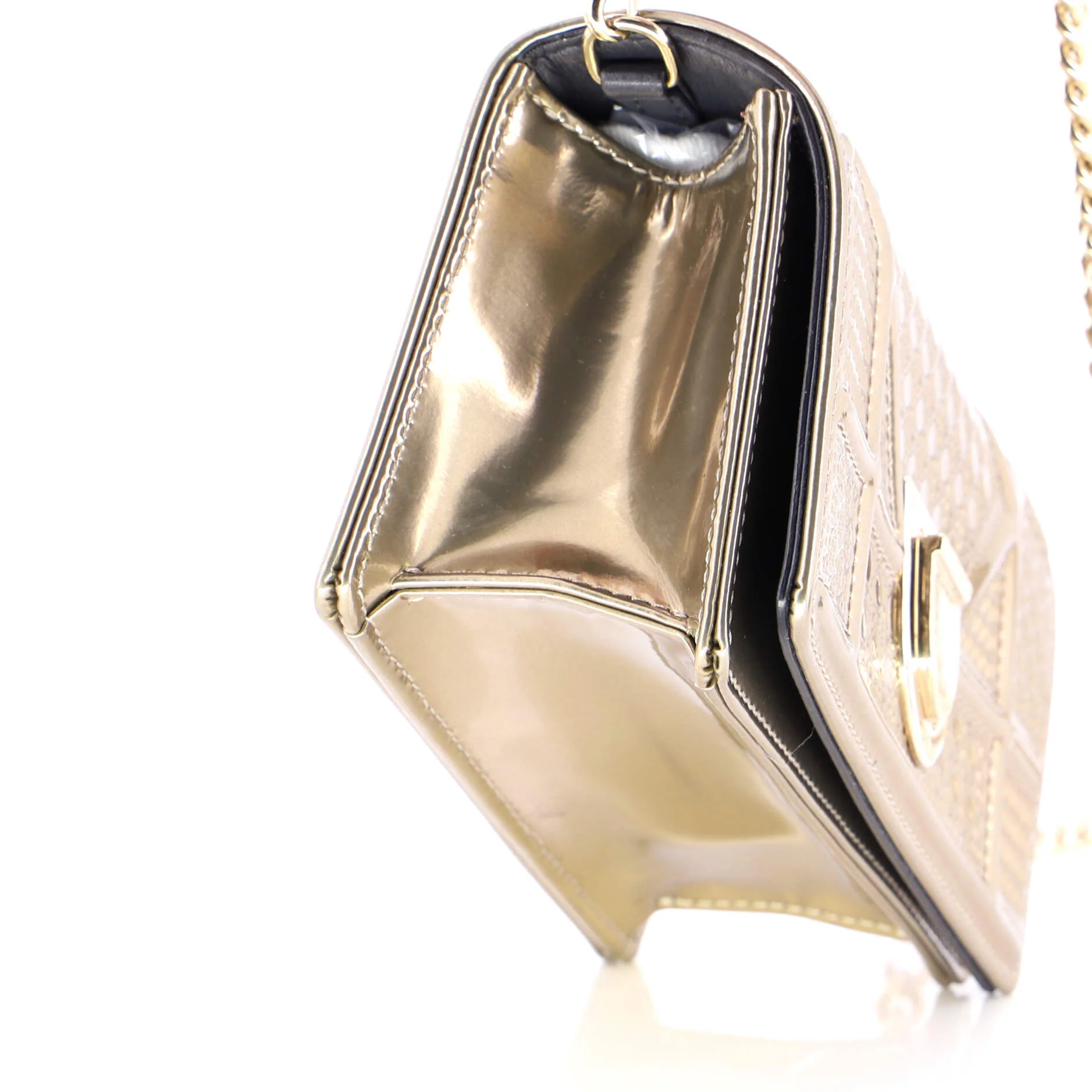 Diorama Flap Bag Cannage Embossed Calfskin Baby - Image 6
