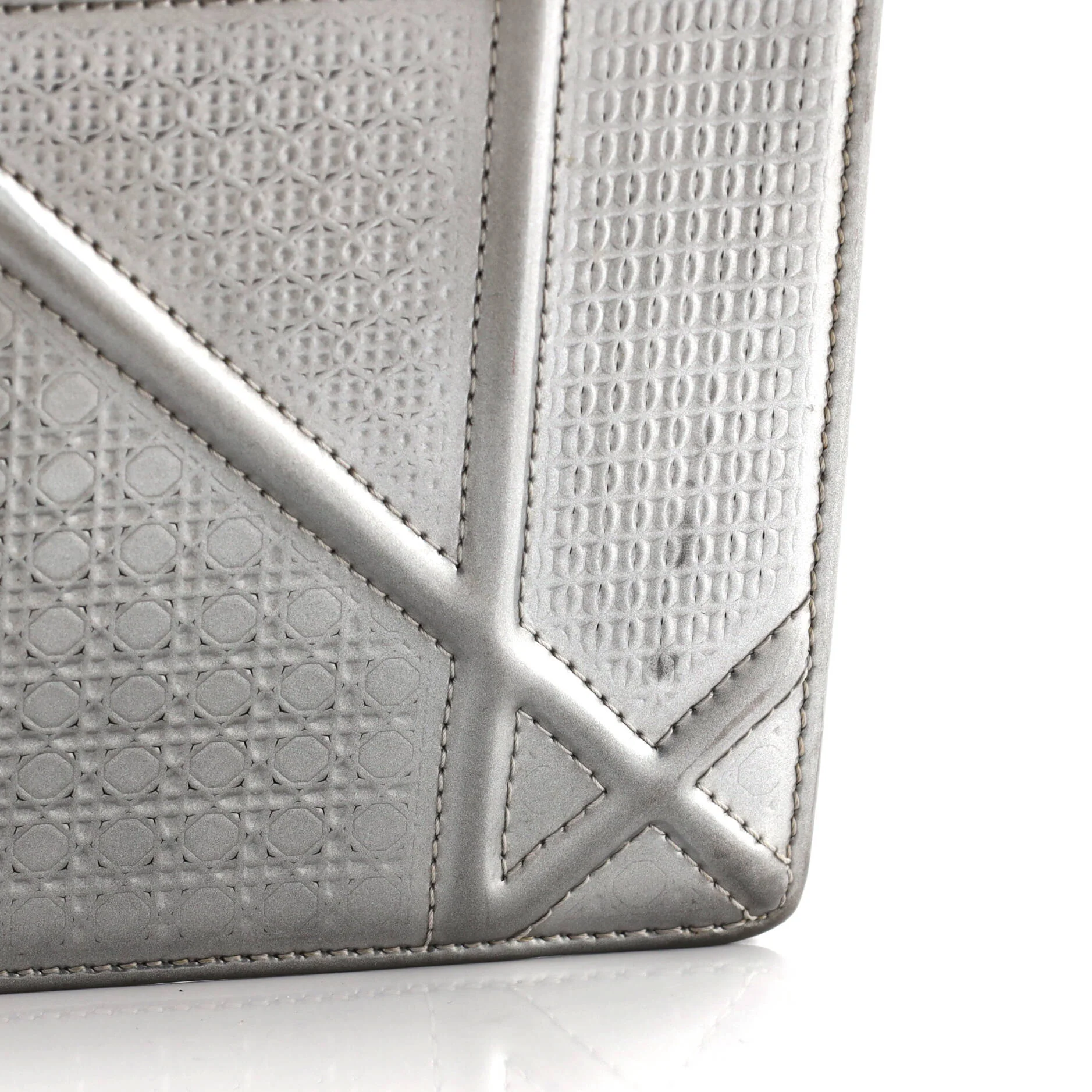 Diorama Flap Bag Cannage Embossed Calfskin Medium - Image 7